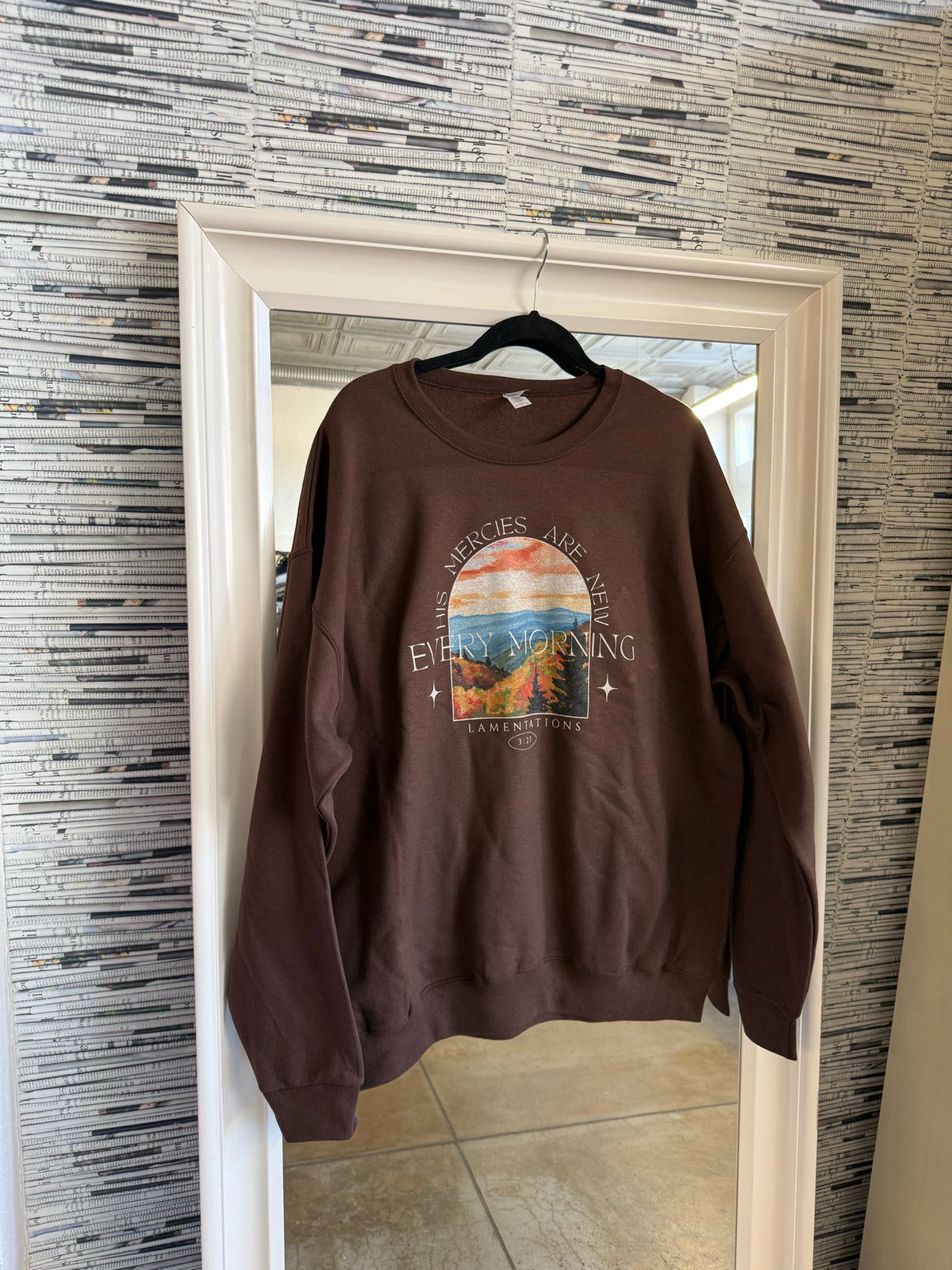 jerzees Size M Brown Sweatshirt/Hoodie
