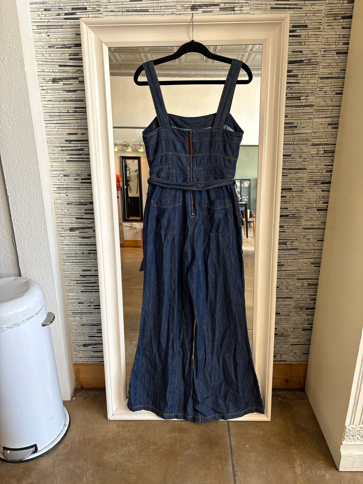 Anthropologie Size 4 Denim Bodysuit