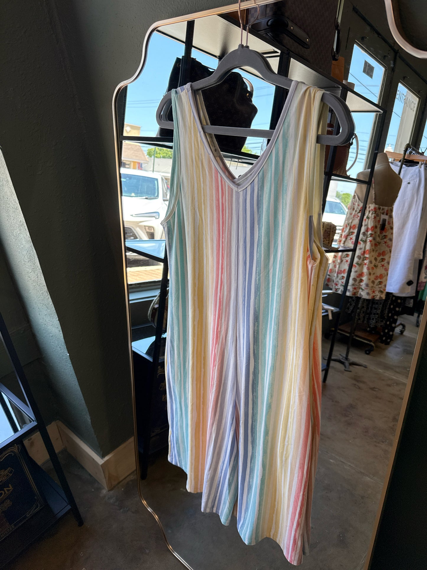 Bombom multi Stripe Romper