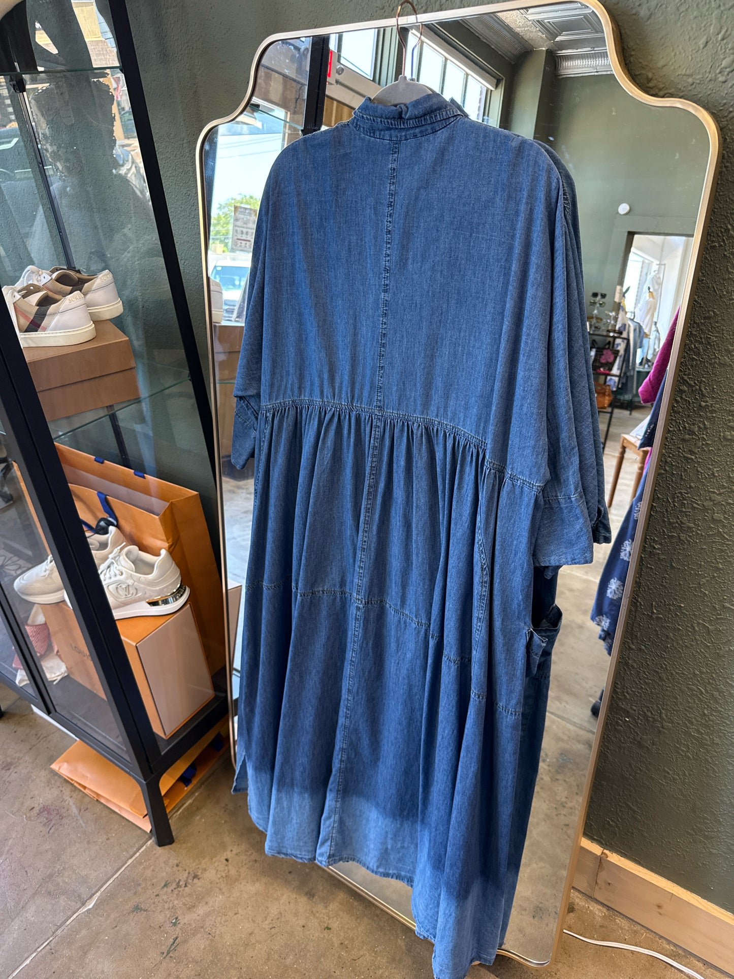 Alembika Size M Denim Dress