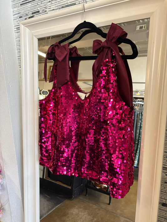Maeve Size XL Fuschia Top