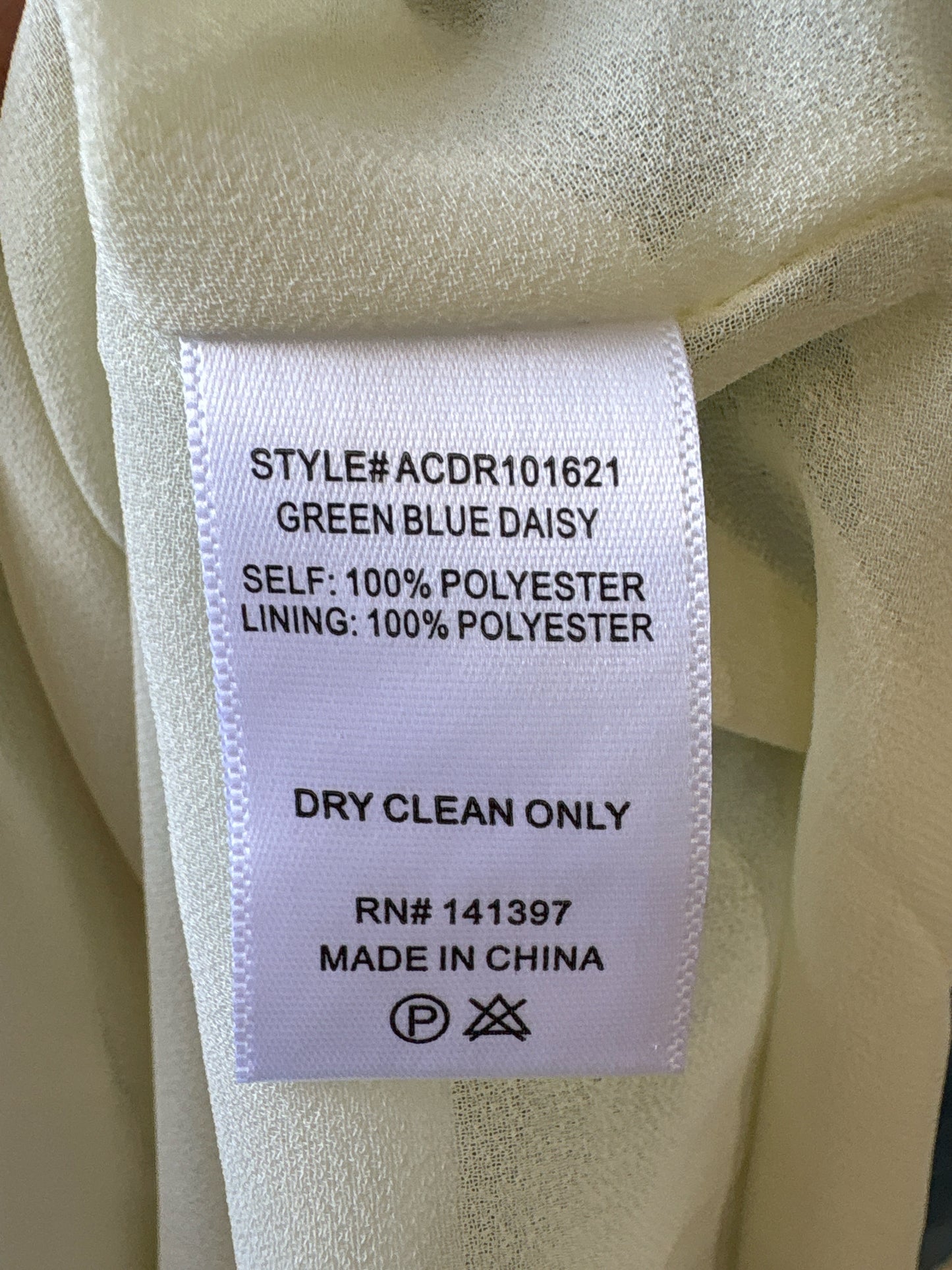 ASTR green and blue Dress