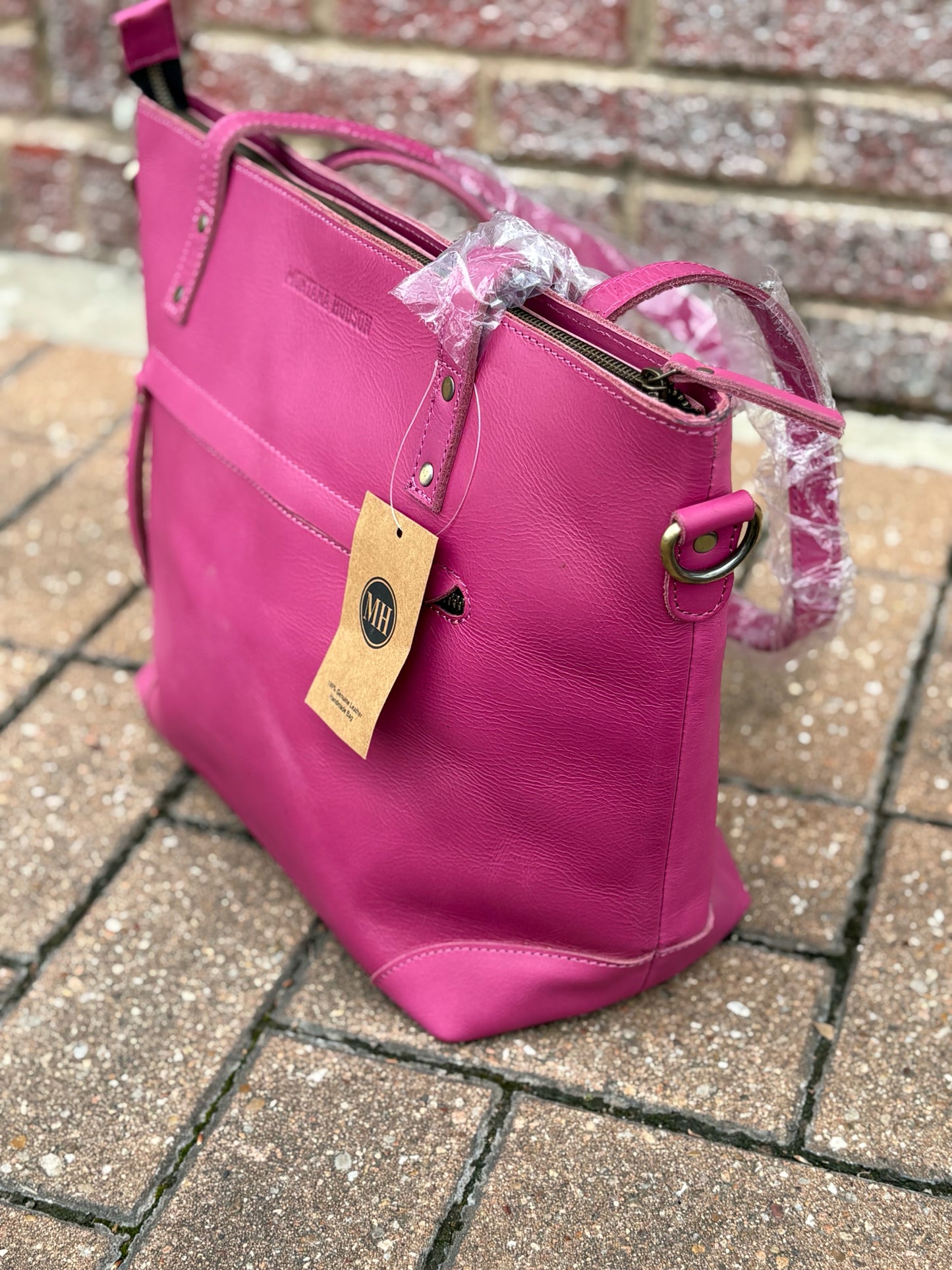 Montana Hudson Bright Pink Tote Bag