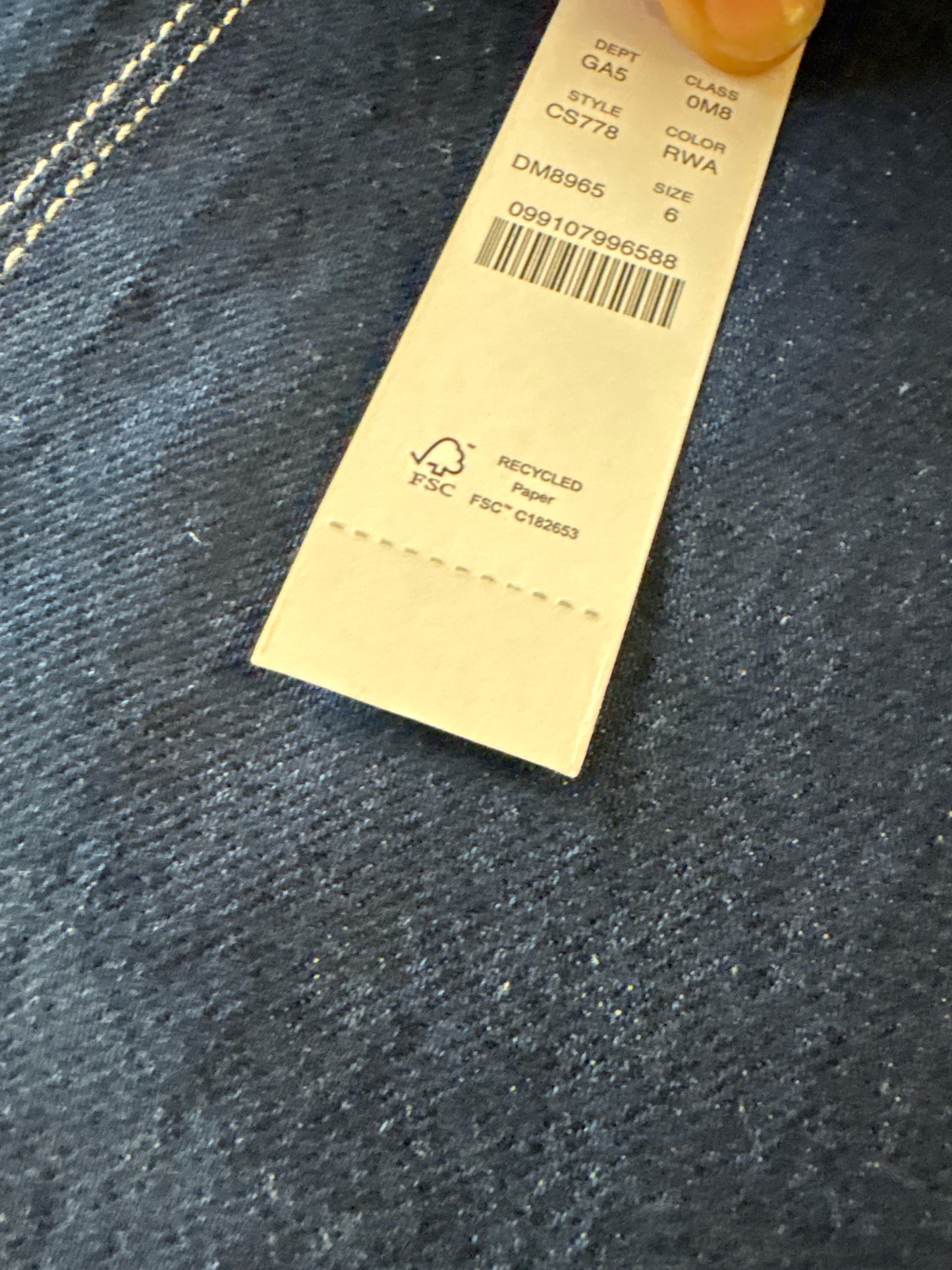 J. CREW Size 6 Denim Skirt