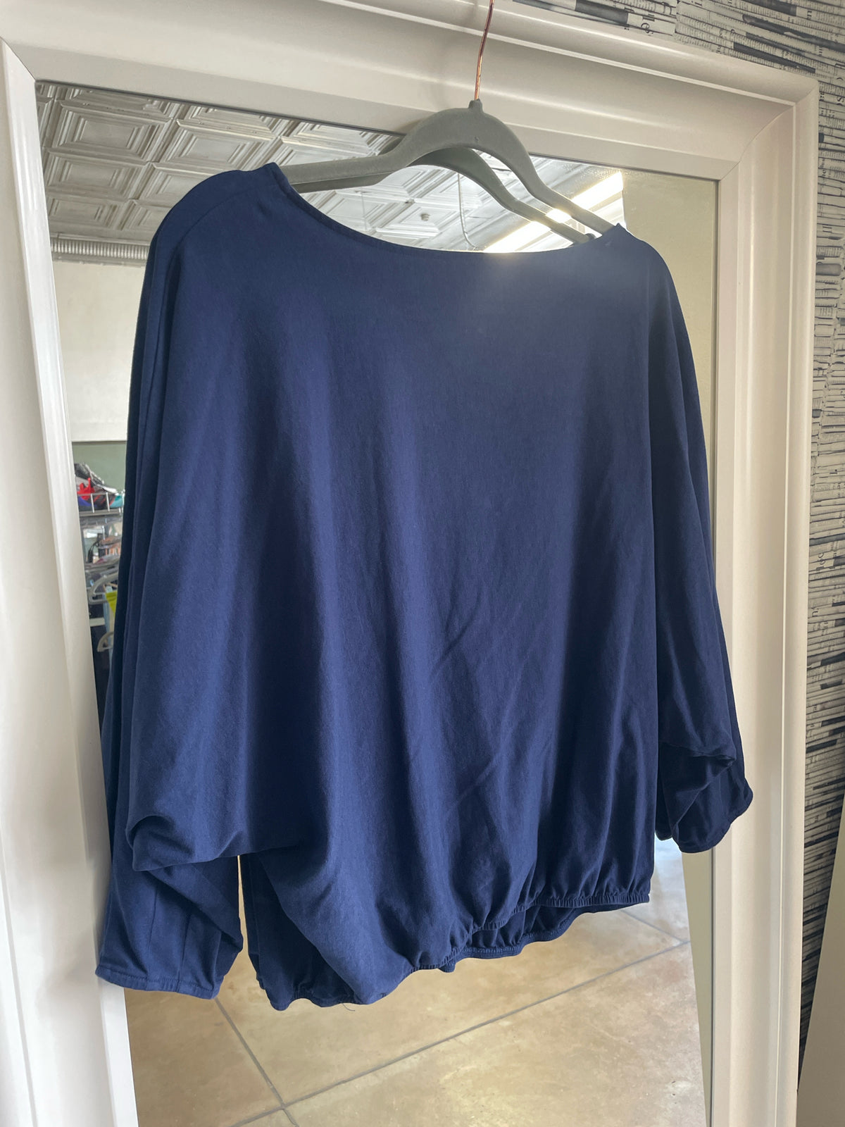 Lands End Size S Navy Top