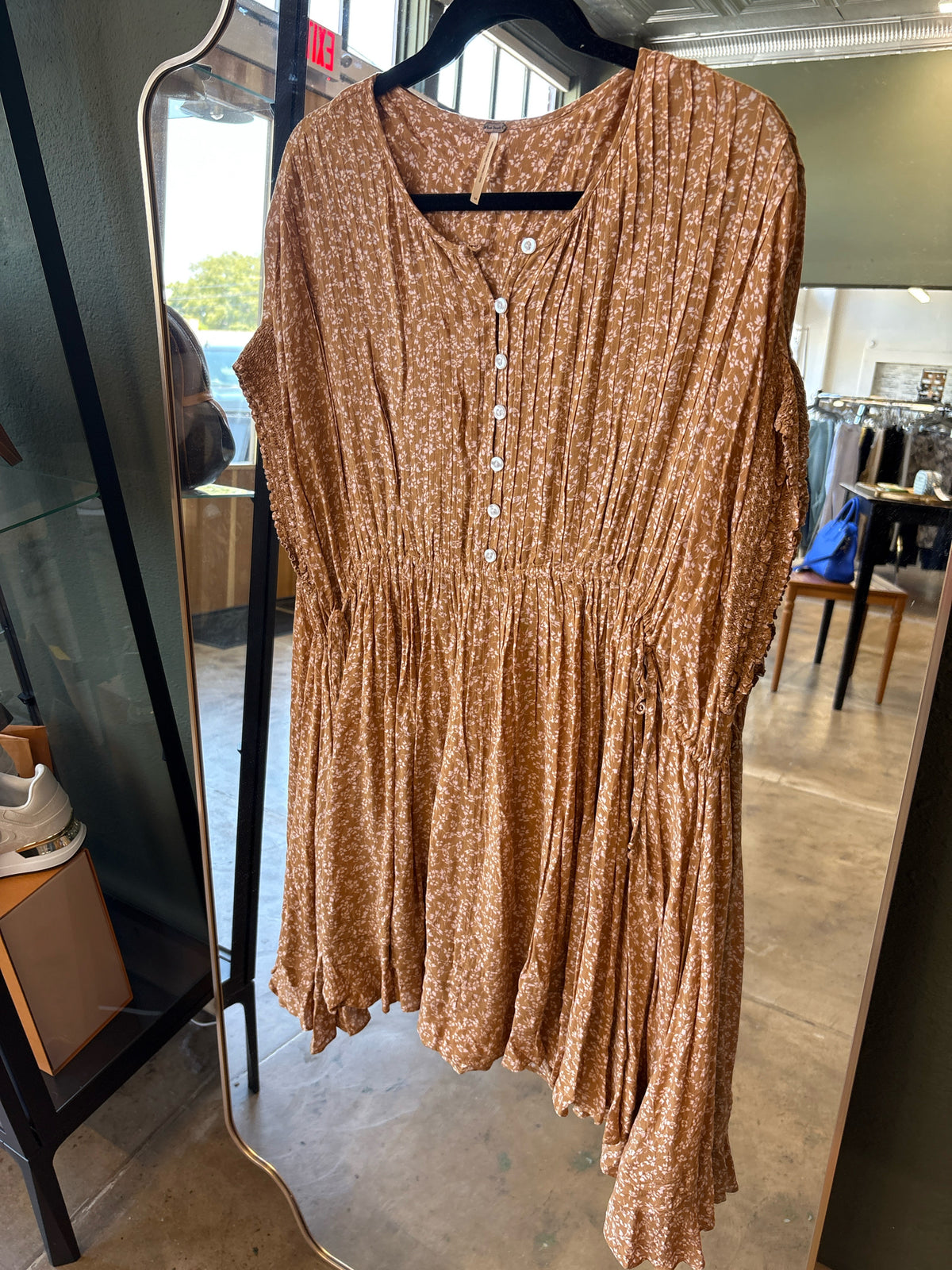 free people Size M Light Brown Dress