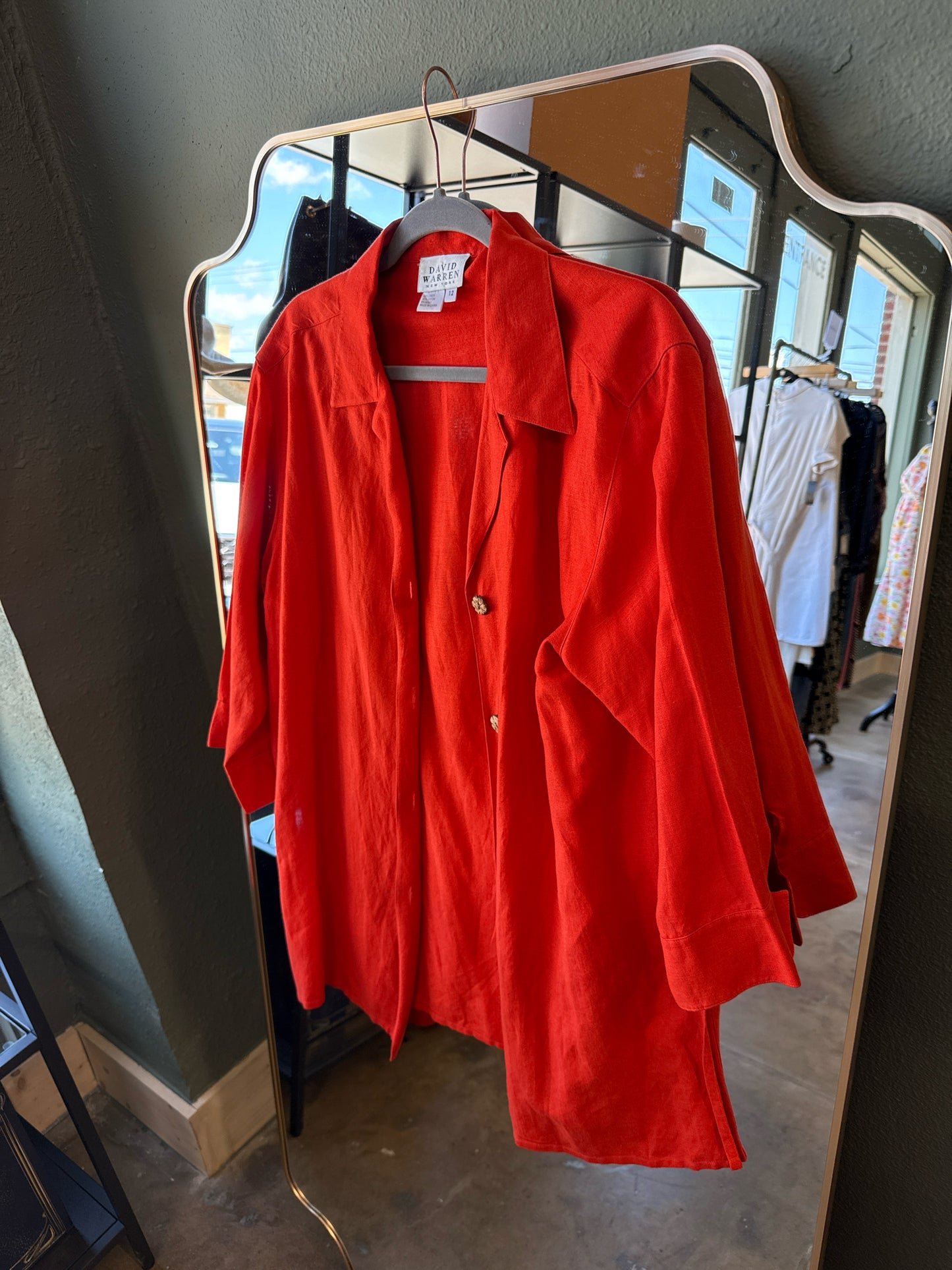 David Warren Size 12 Red Jacket