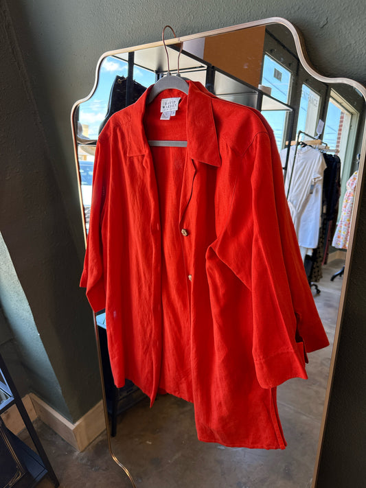 David Warren Size 12 Red Jacket