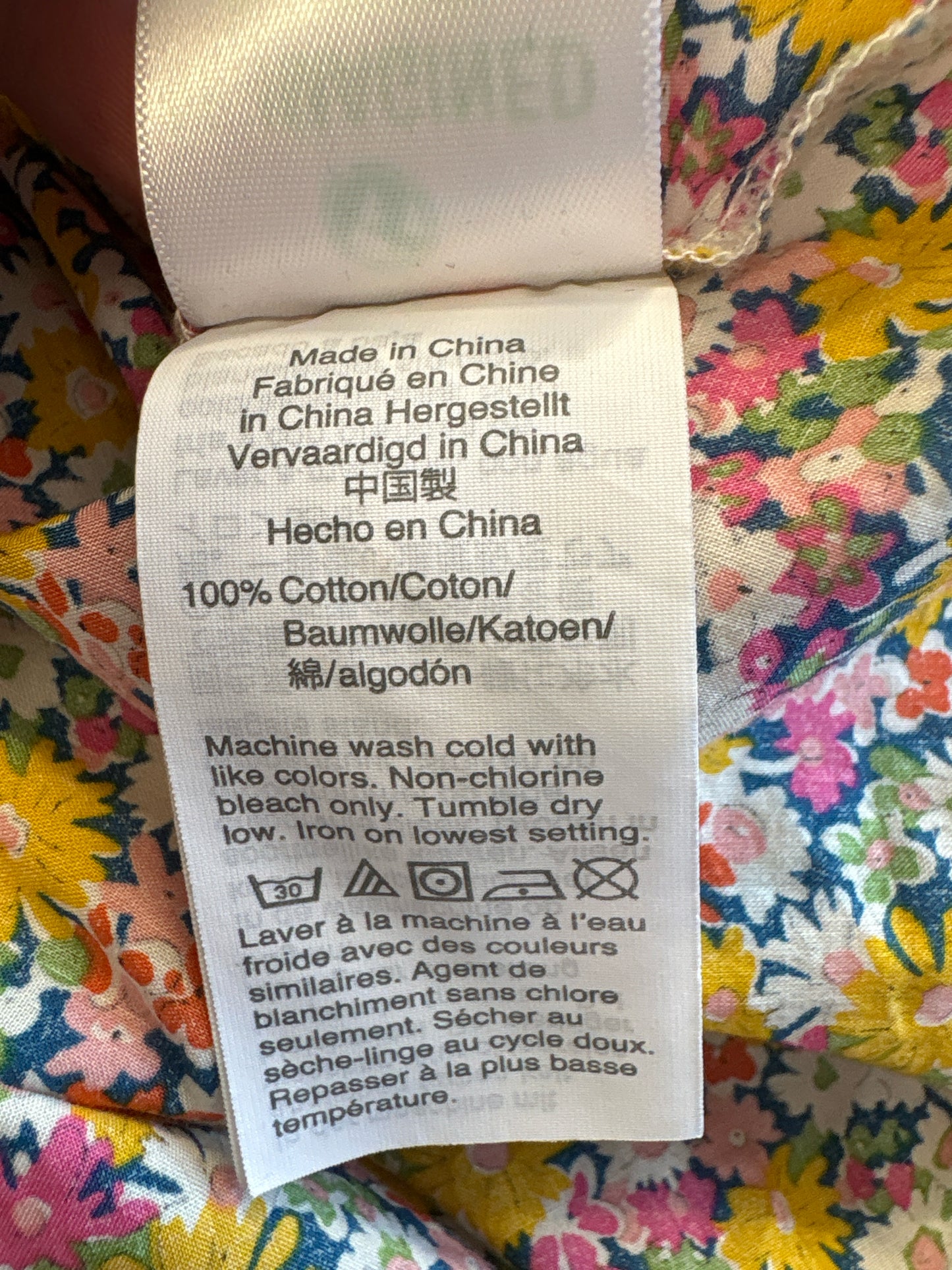 J. CREW Size XXS multi Floral Top