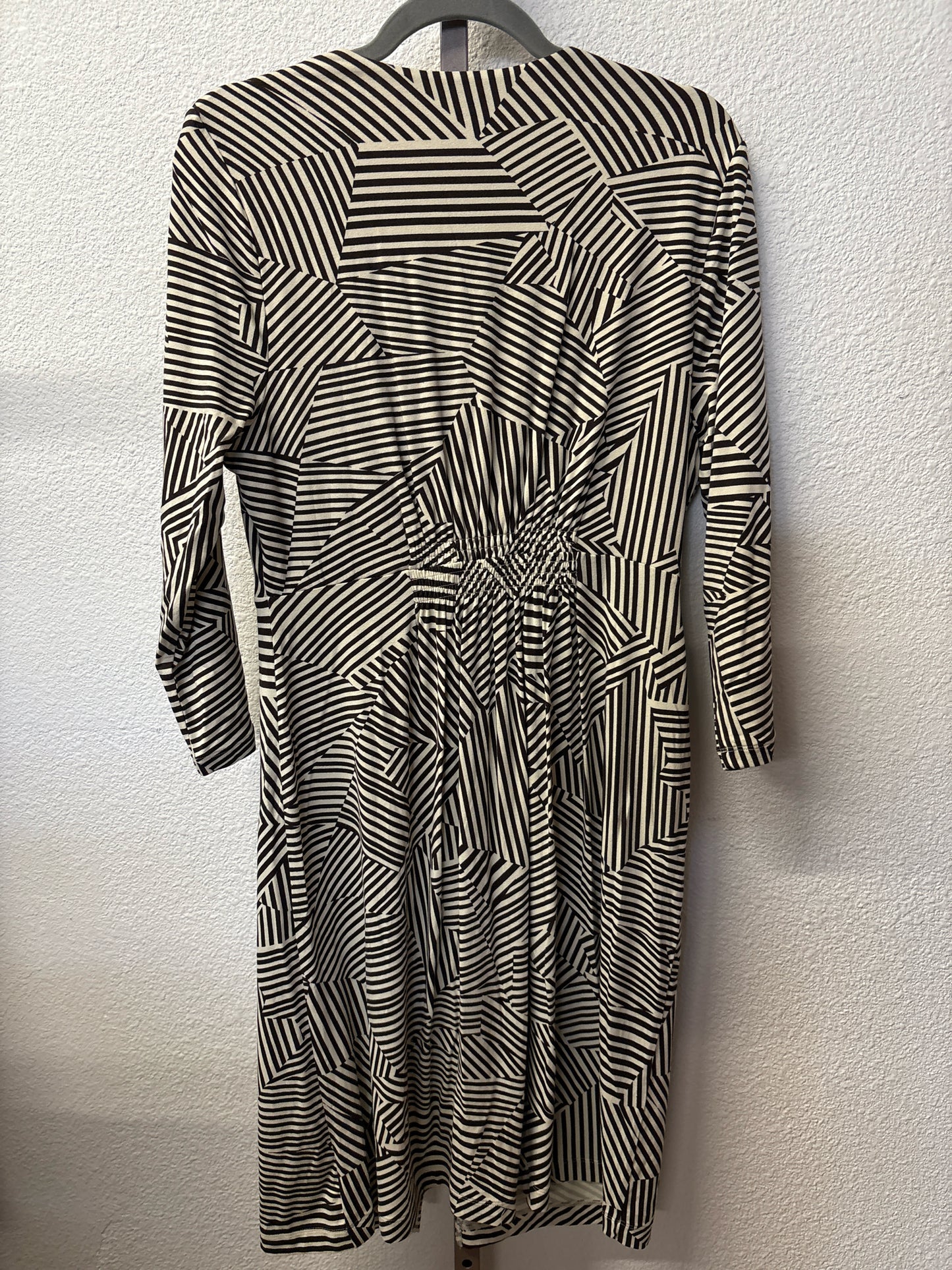Cabi Size M B&W Stripe Dress