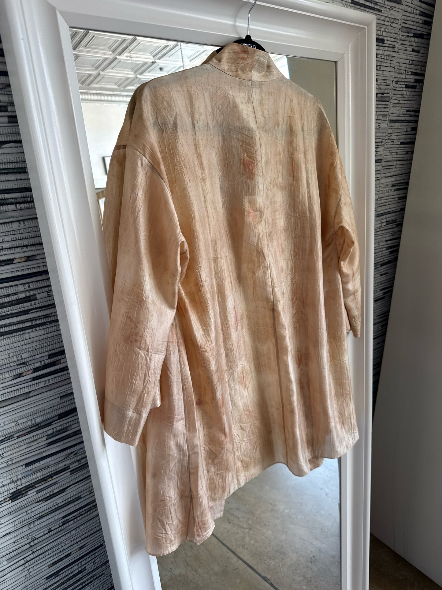 EILEEN FISHER Size S Tan Kimono/Shawl