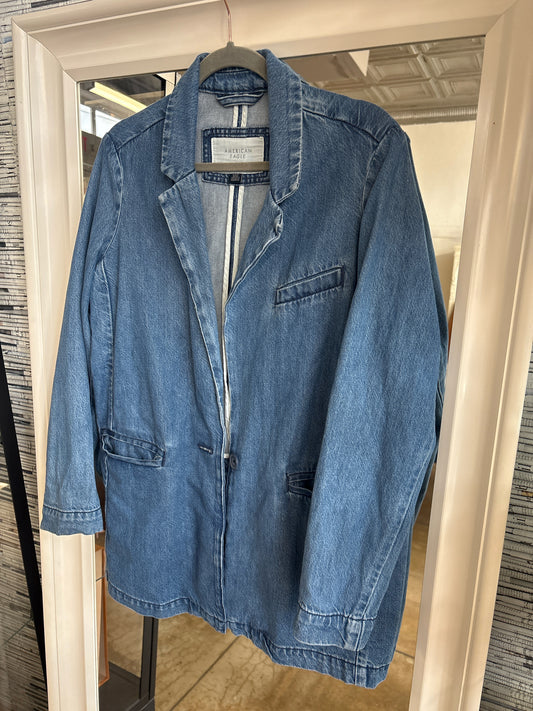 American Eagle Size M Denim Blazer