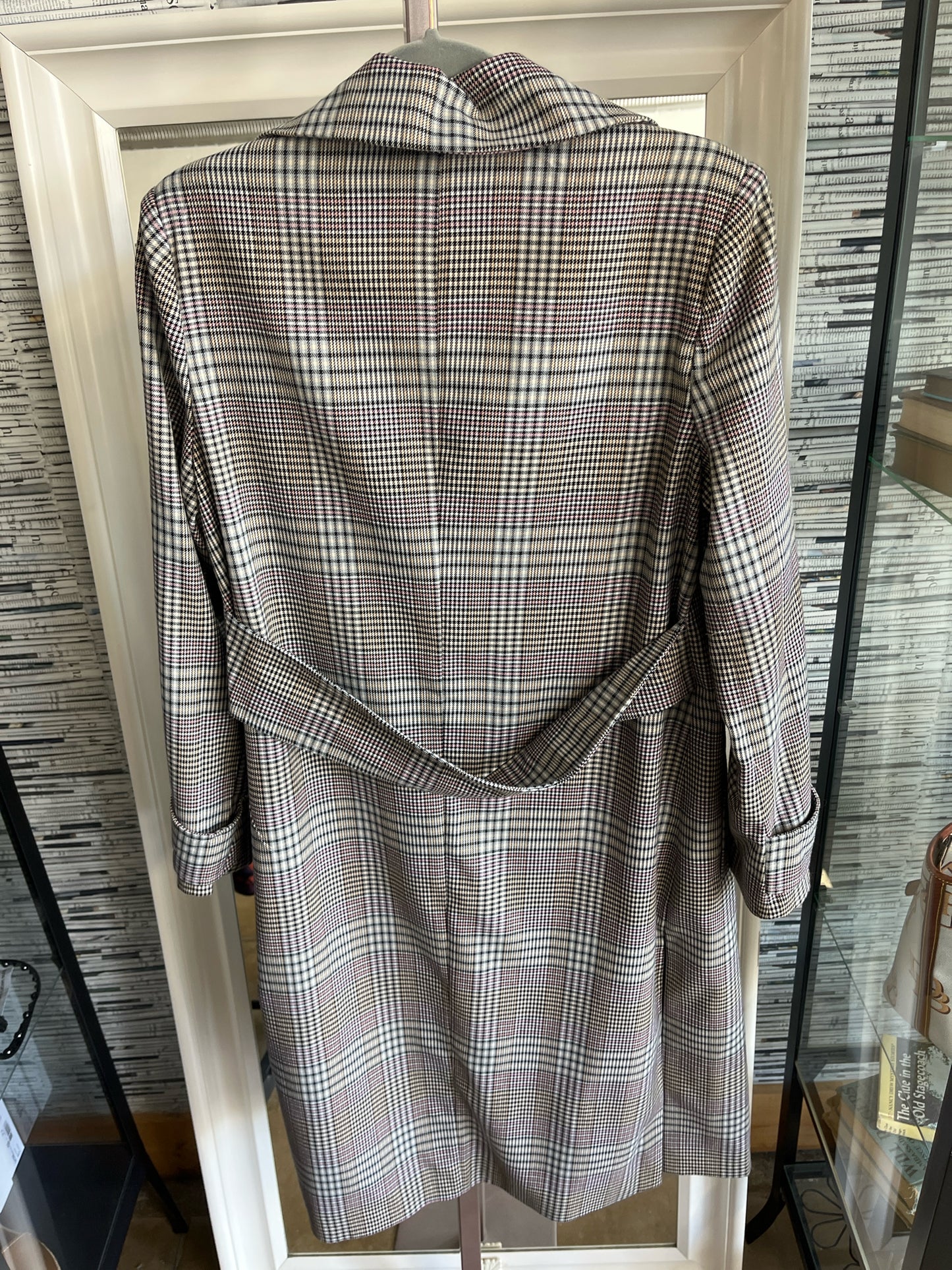 Avec Les Filles Size M multi Plaid Blazer