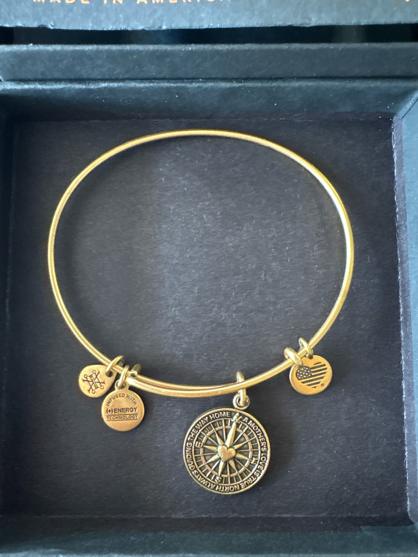 alex & ani Gold charms Bracelet