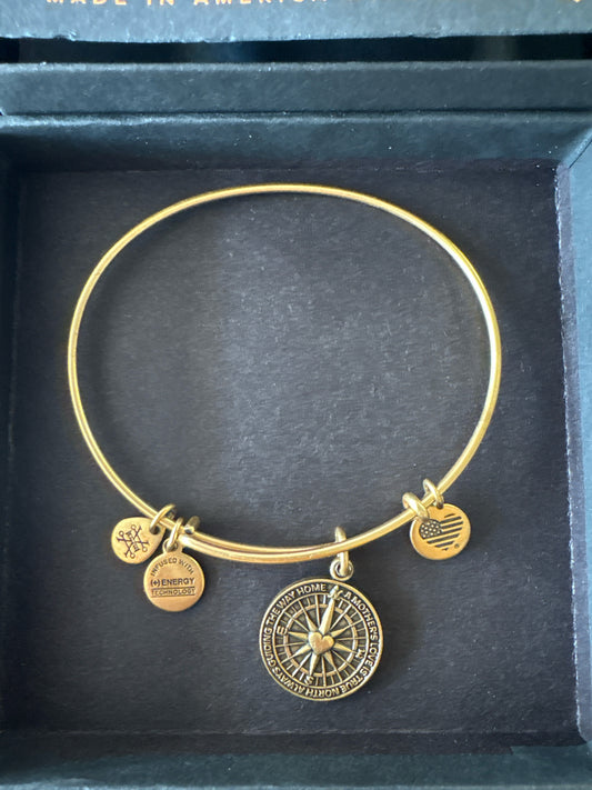 alex & ani Gold charms Bracelet