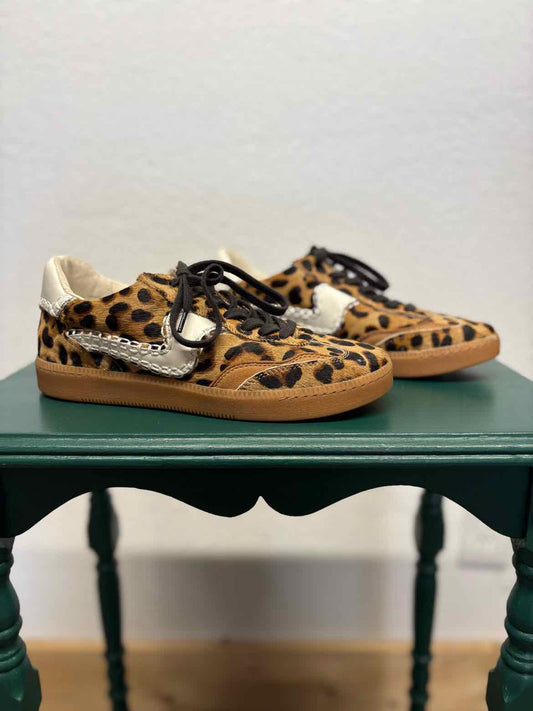 Dolce Vita Shoe Size 7.5 Brown/Black Cheetah Sneakers
