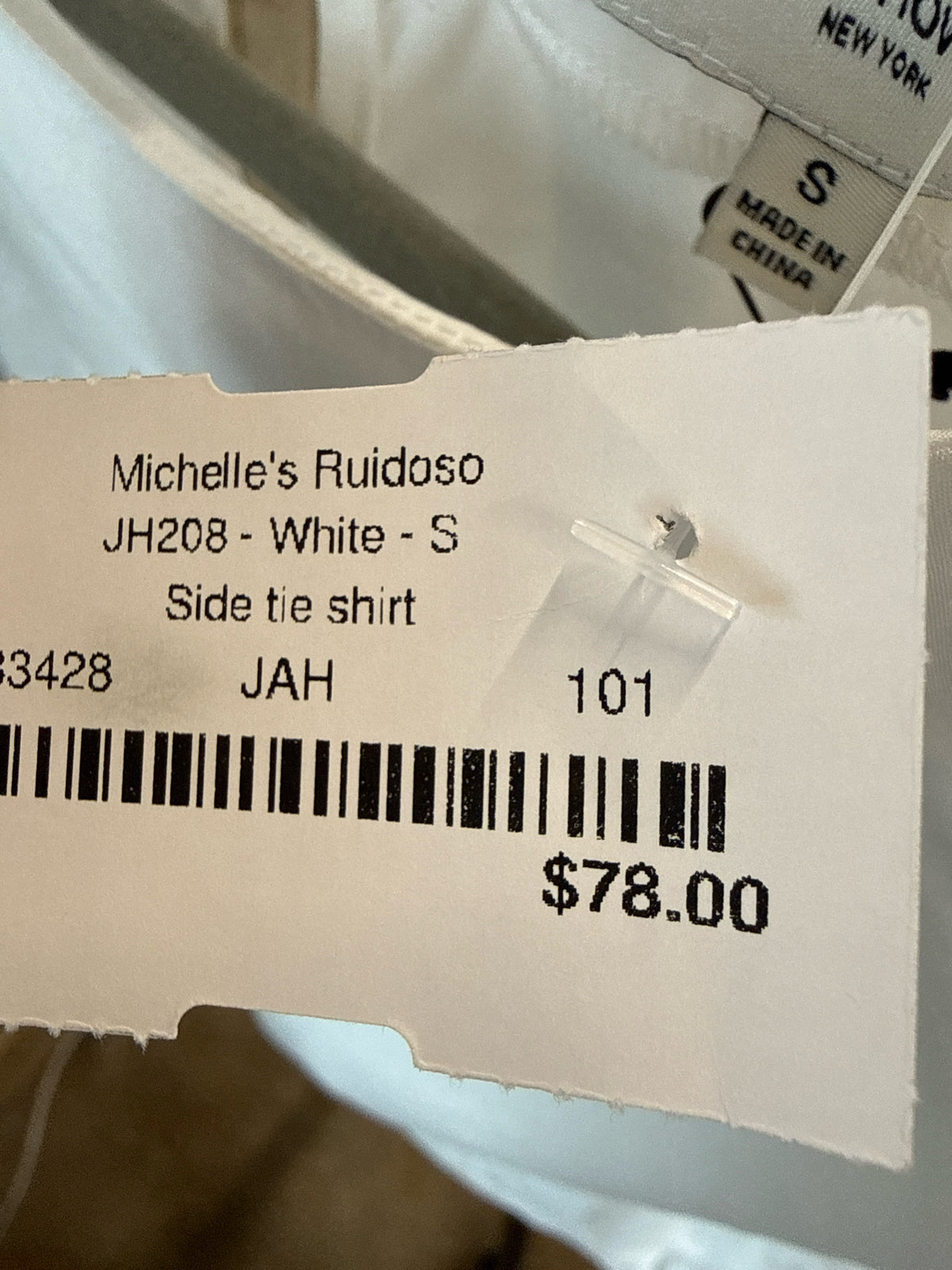 Janet Howard Size S White Top