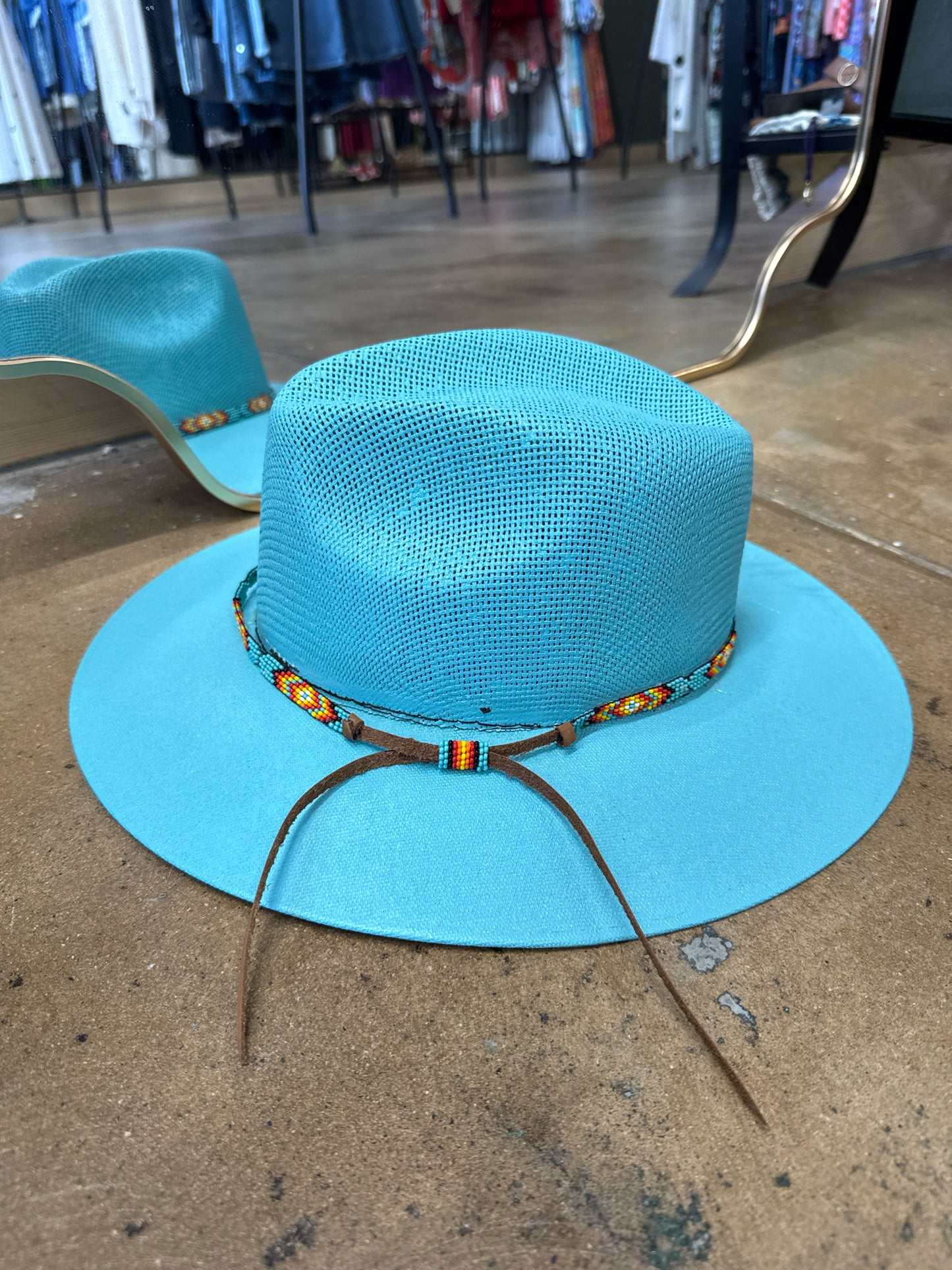 Teal Hat