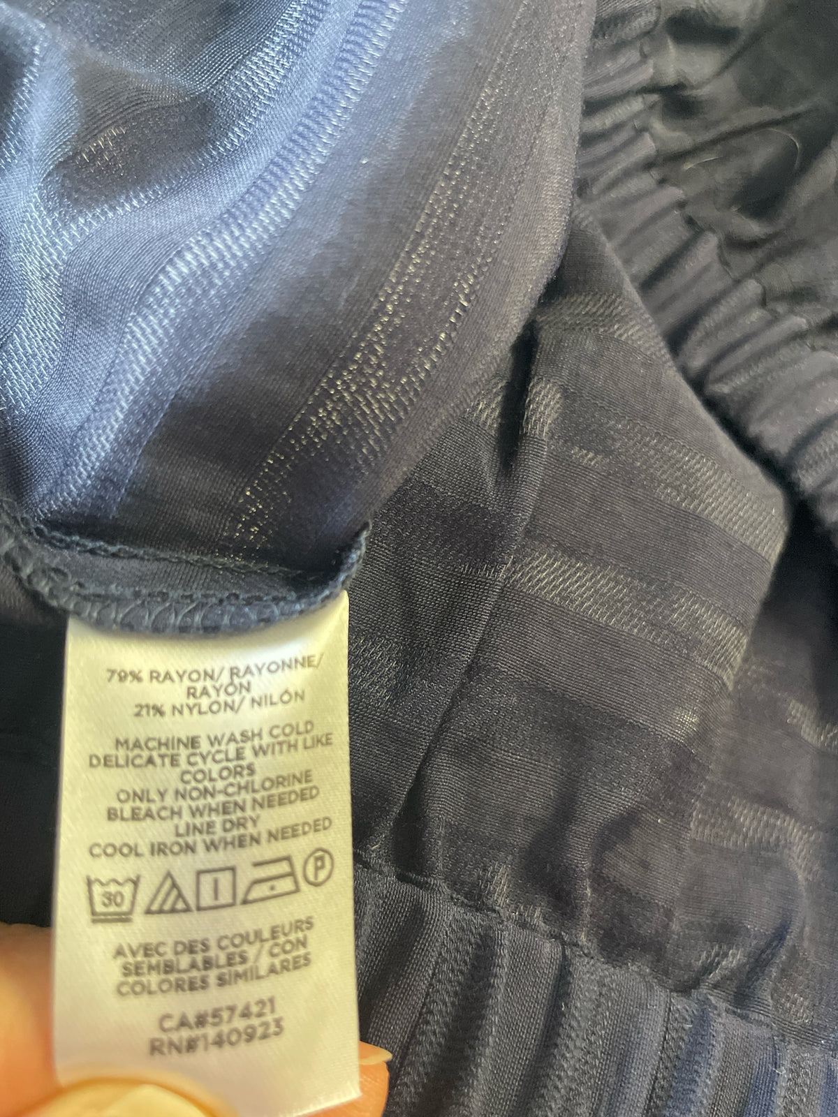 LOFT Size XS Navy Top