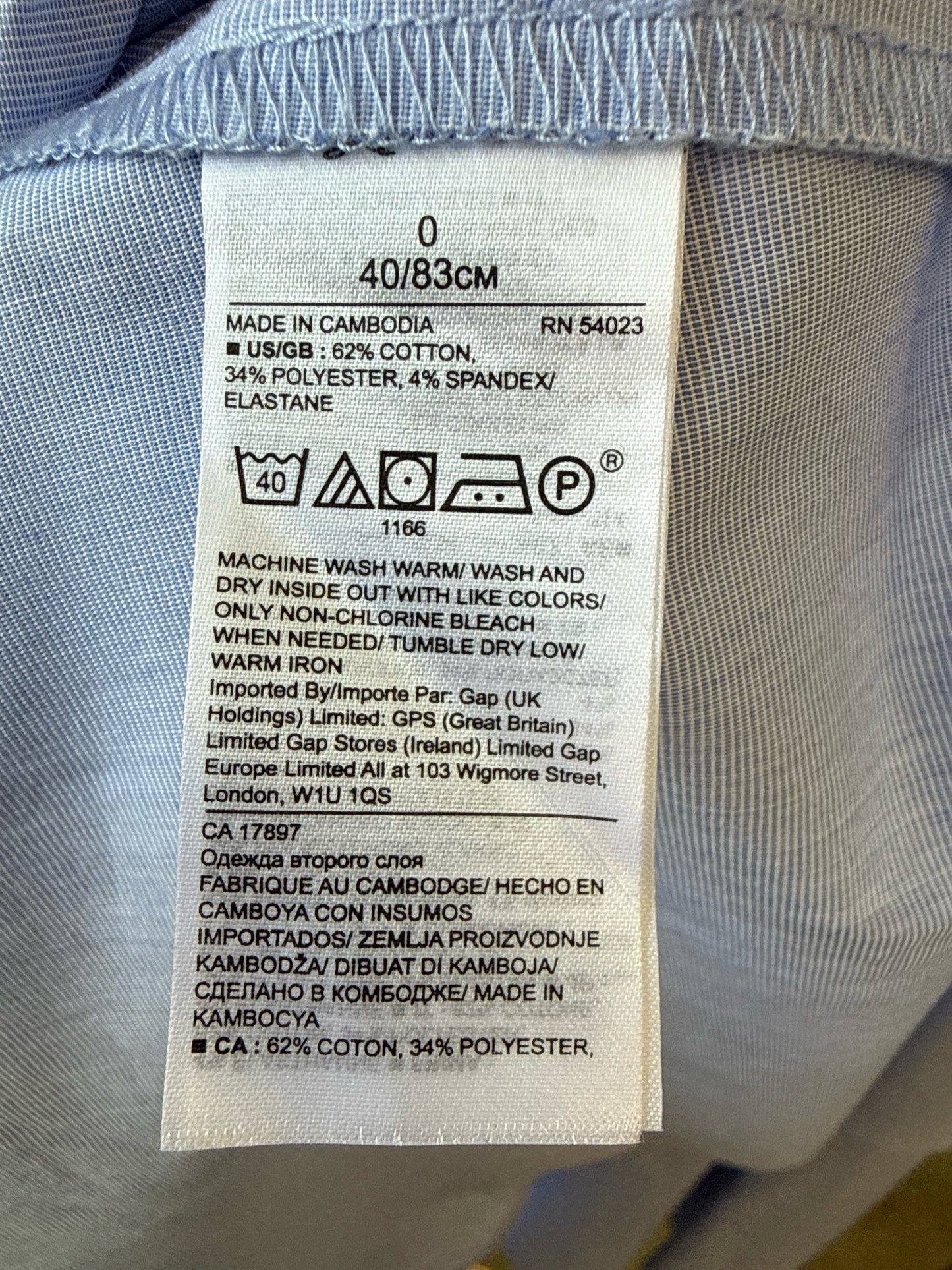 Banana Republic Size 0 Periwinkle Skirt