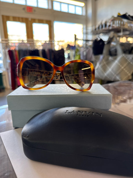 Lanvin Paris Brown Eyewear