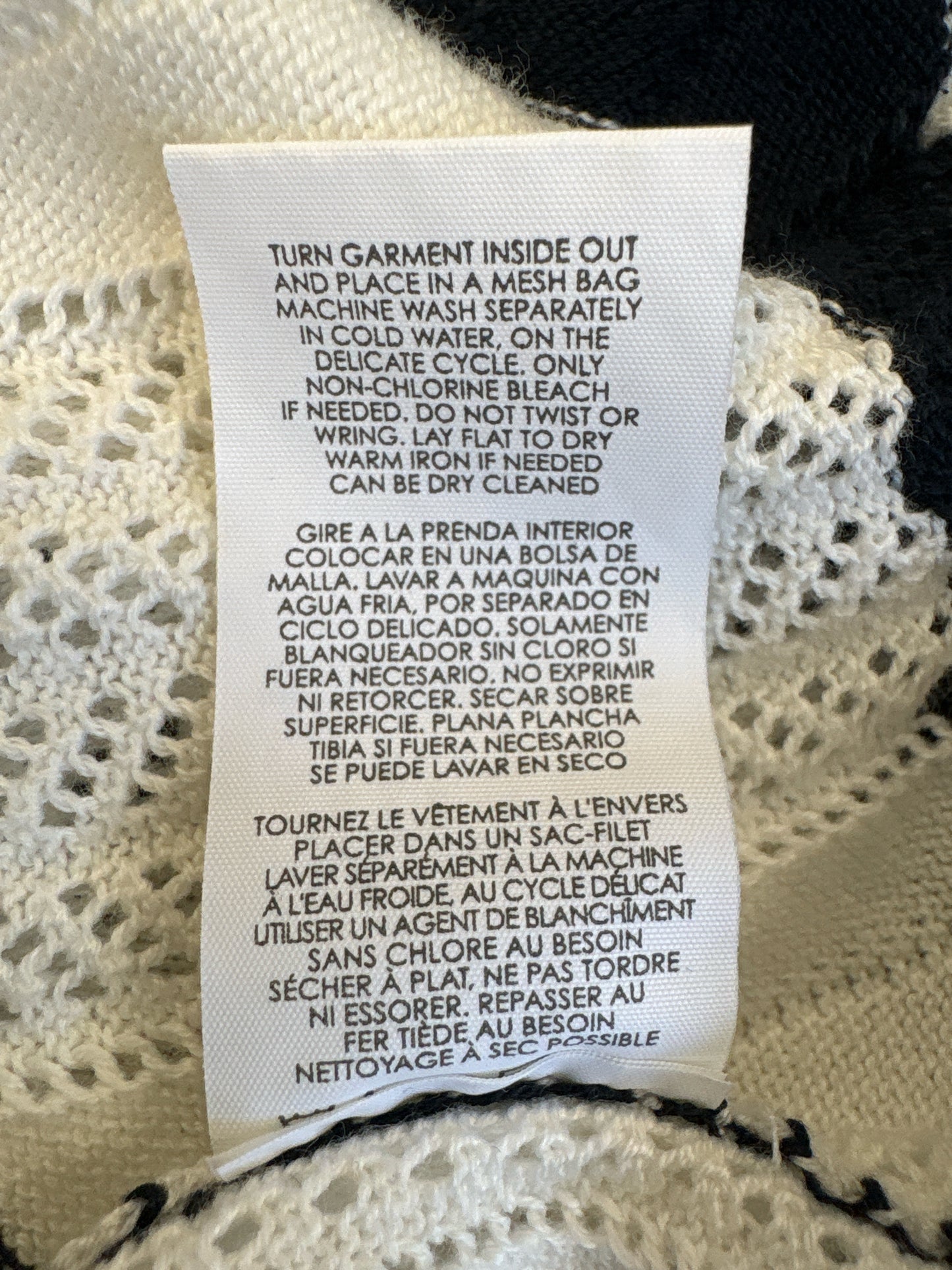 Cabi Size M White + Black Top