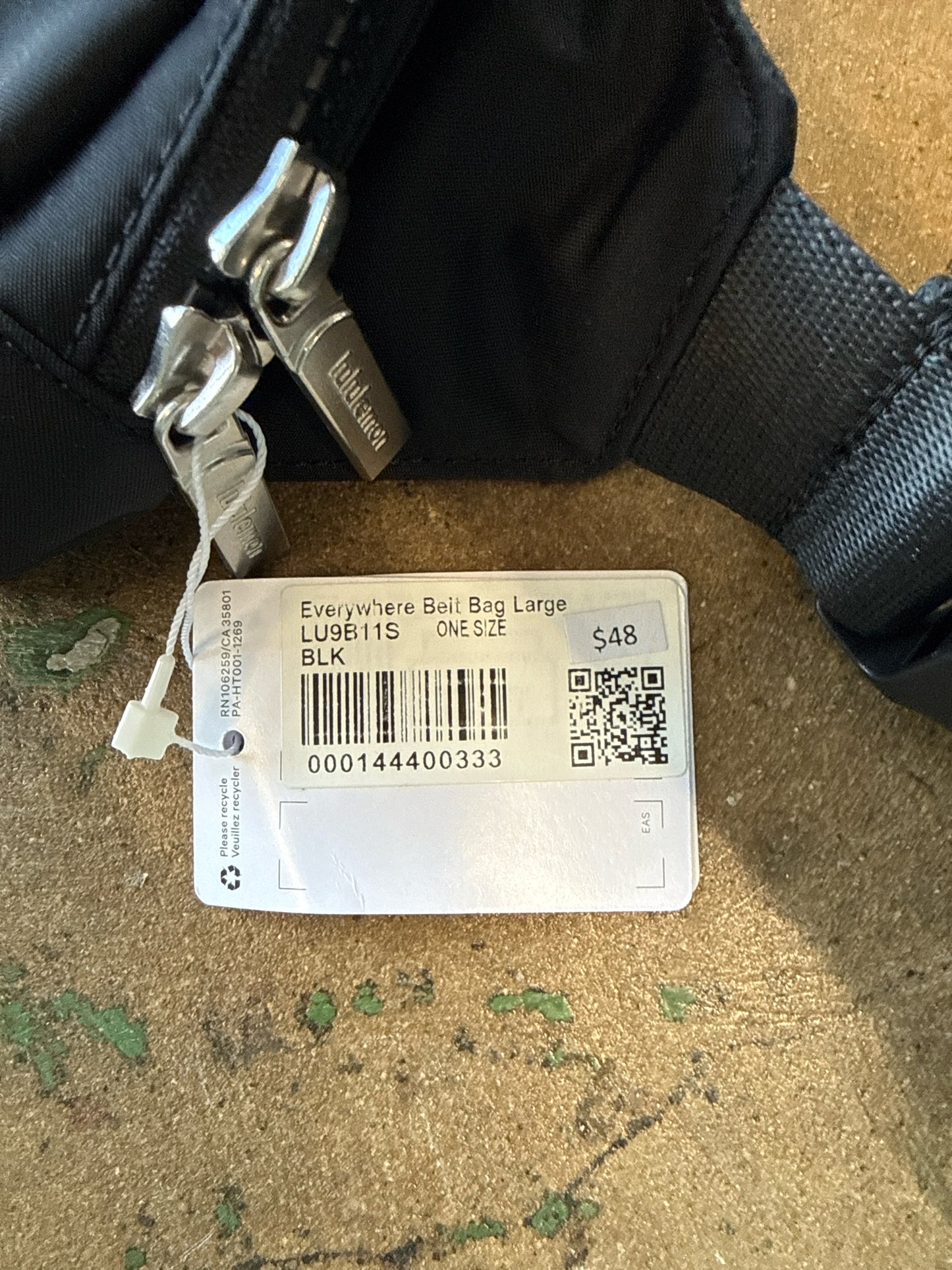 Lululemon Black Bag