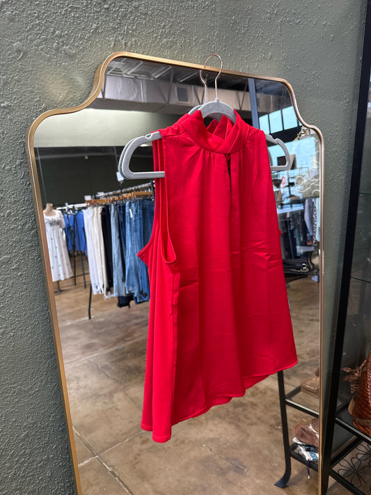 ANN TAYLOR Size XSP Red Top