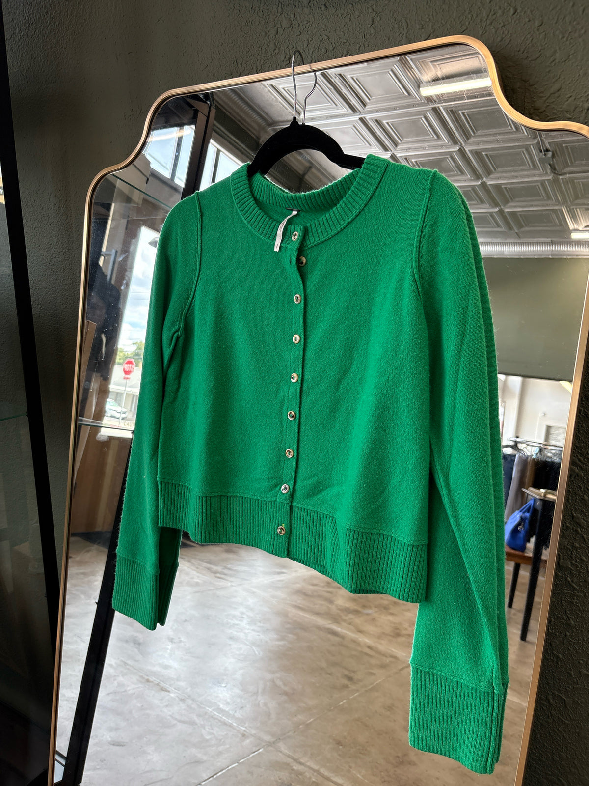 free people Size SP Green Cardigan