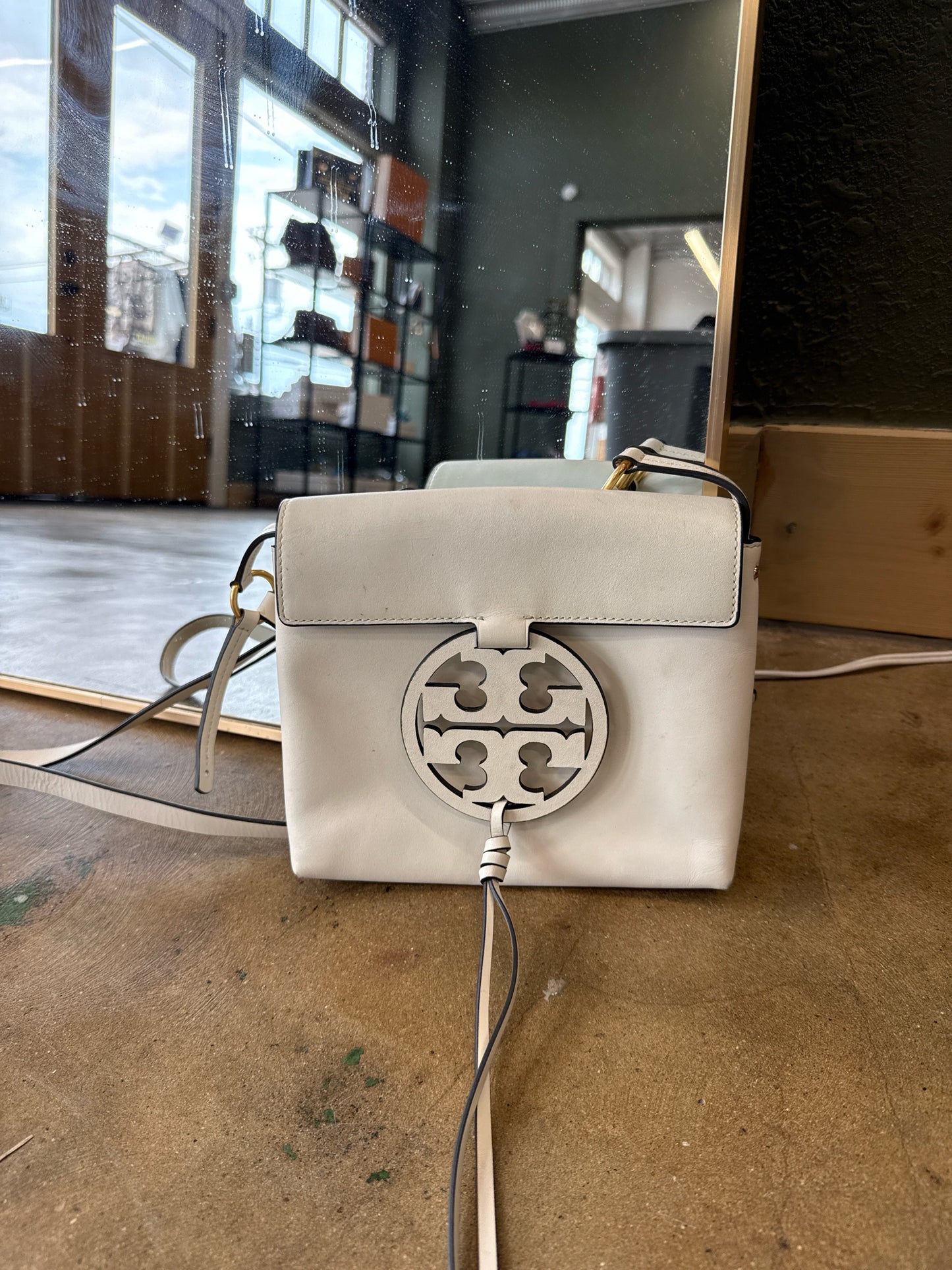 Tory Burch White Purse