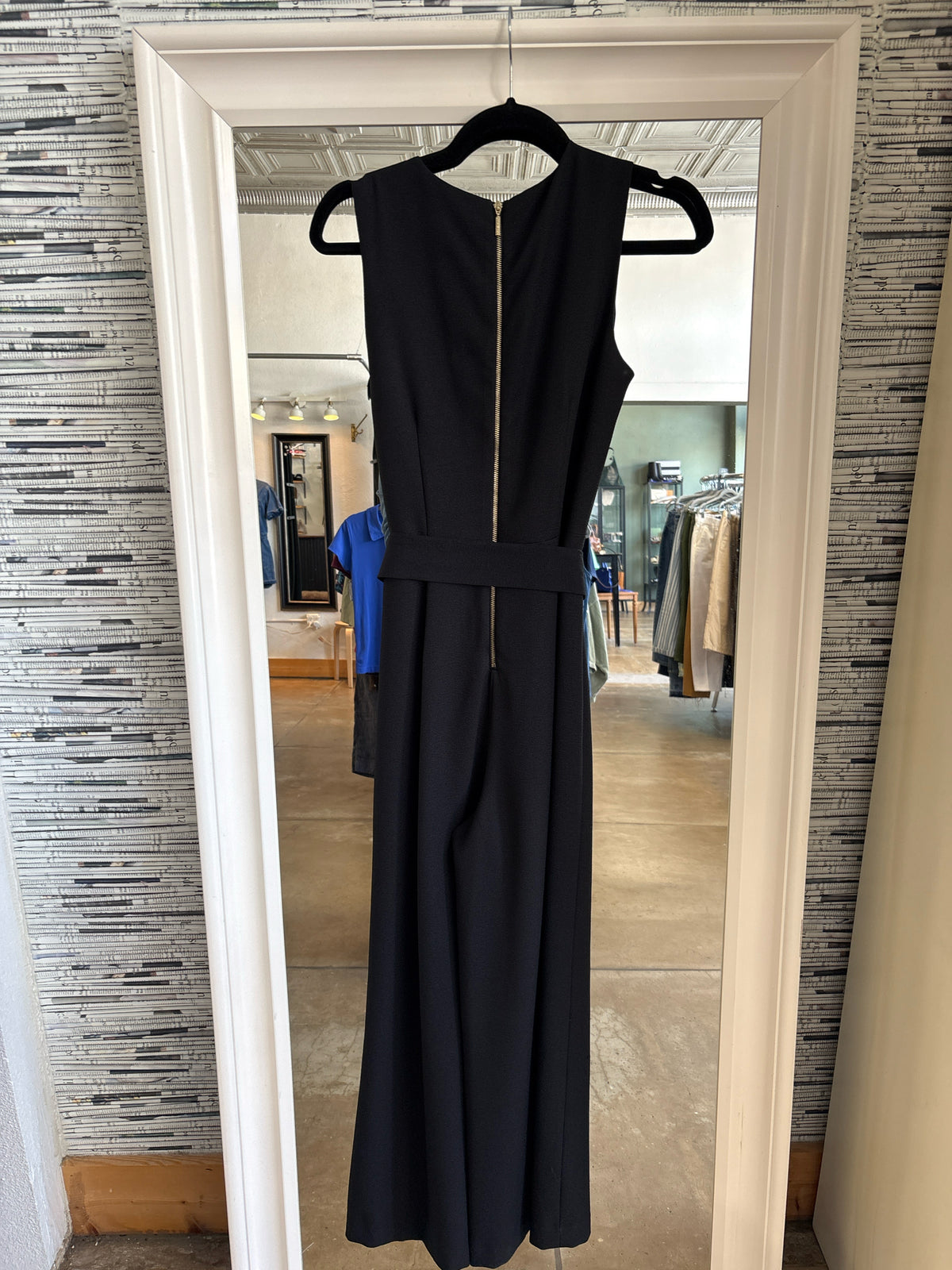 KARL LAGERFELD Size 4 Black Romper