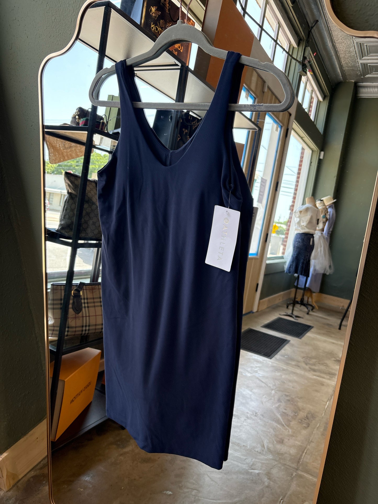 ATHLETA Size S Navy Dress