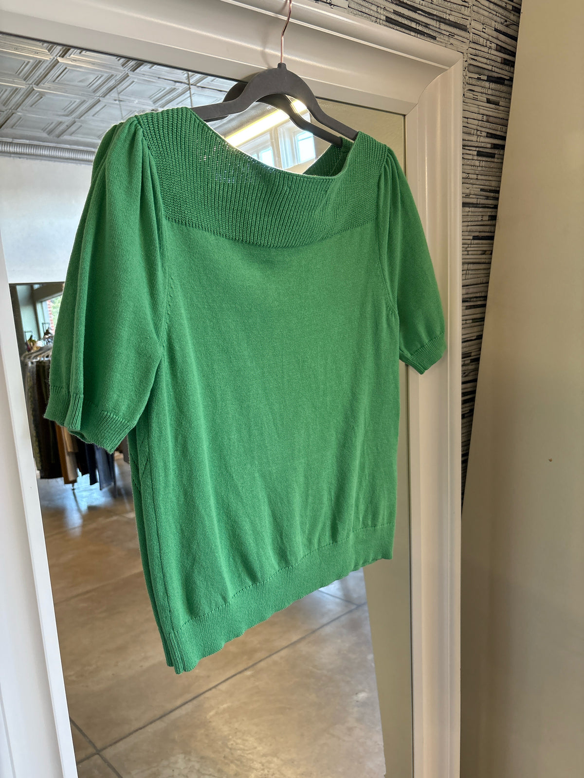 LOFT Size L Green Sweater