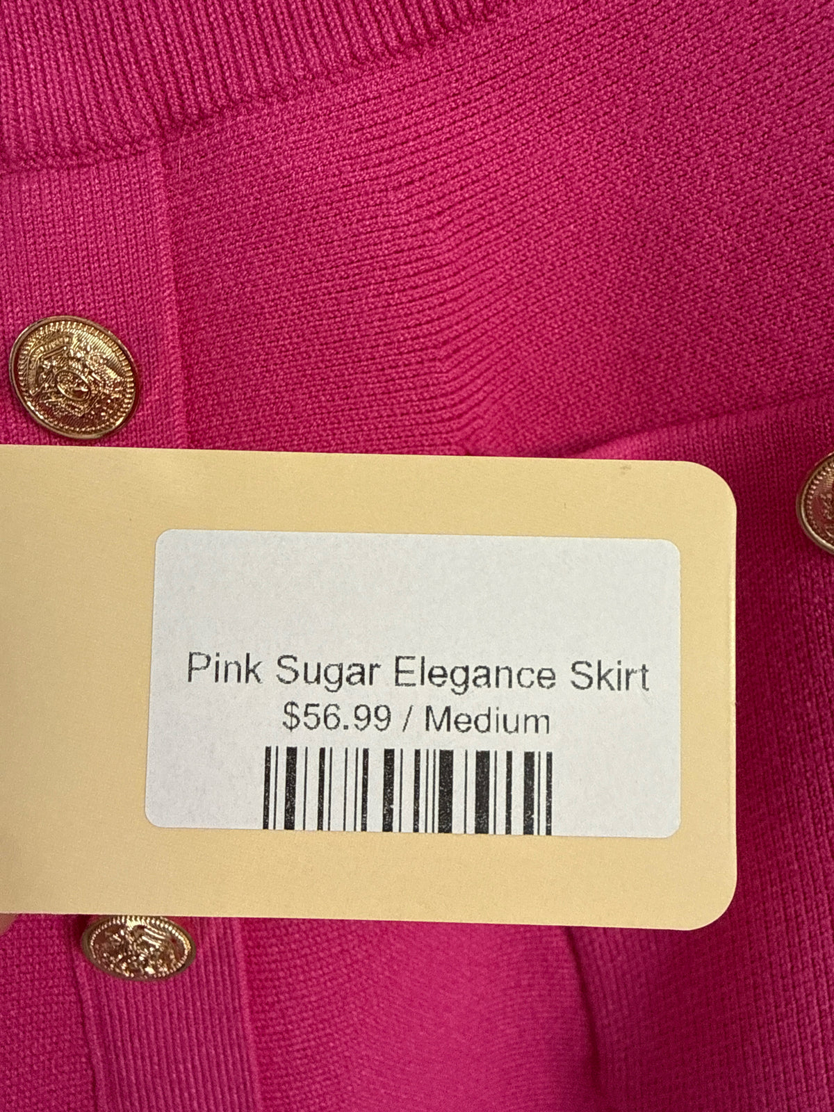 entro Size M Pink Two Piece Set