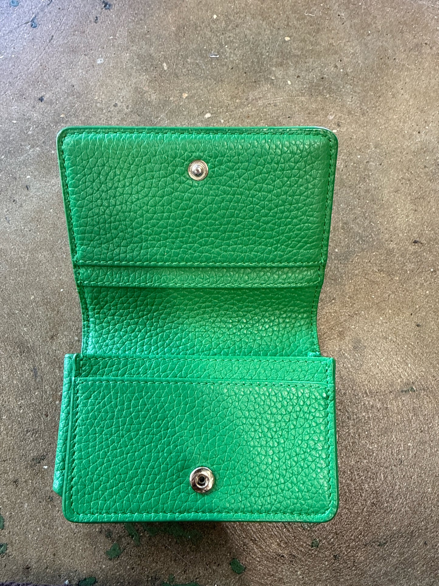 Tory Burch Green Wallet/Wristlet
