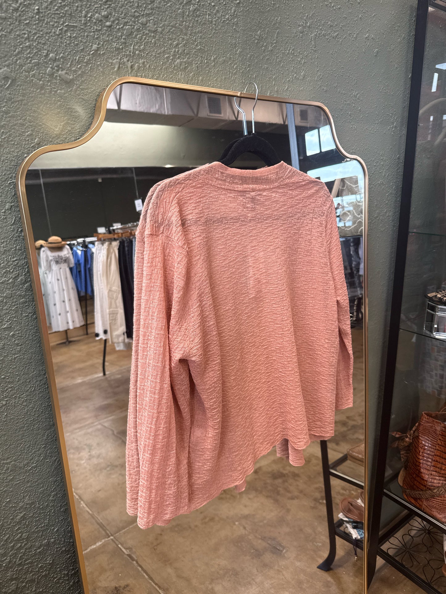 EILEEN FISHER Size M Coral Sweater