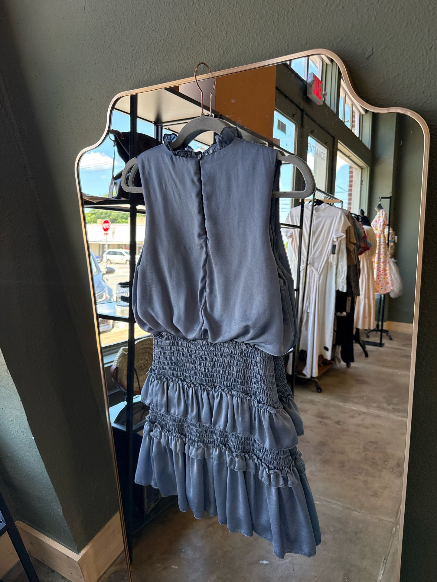 She + Sky Size S Pale Blue Sleeveless Dress