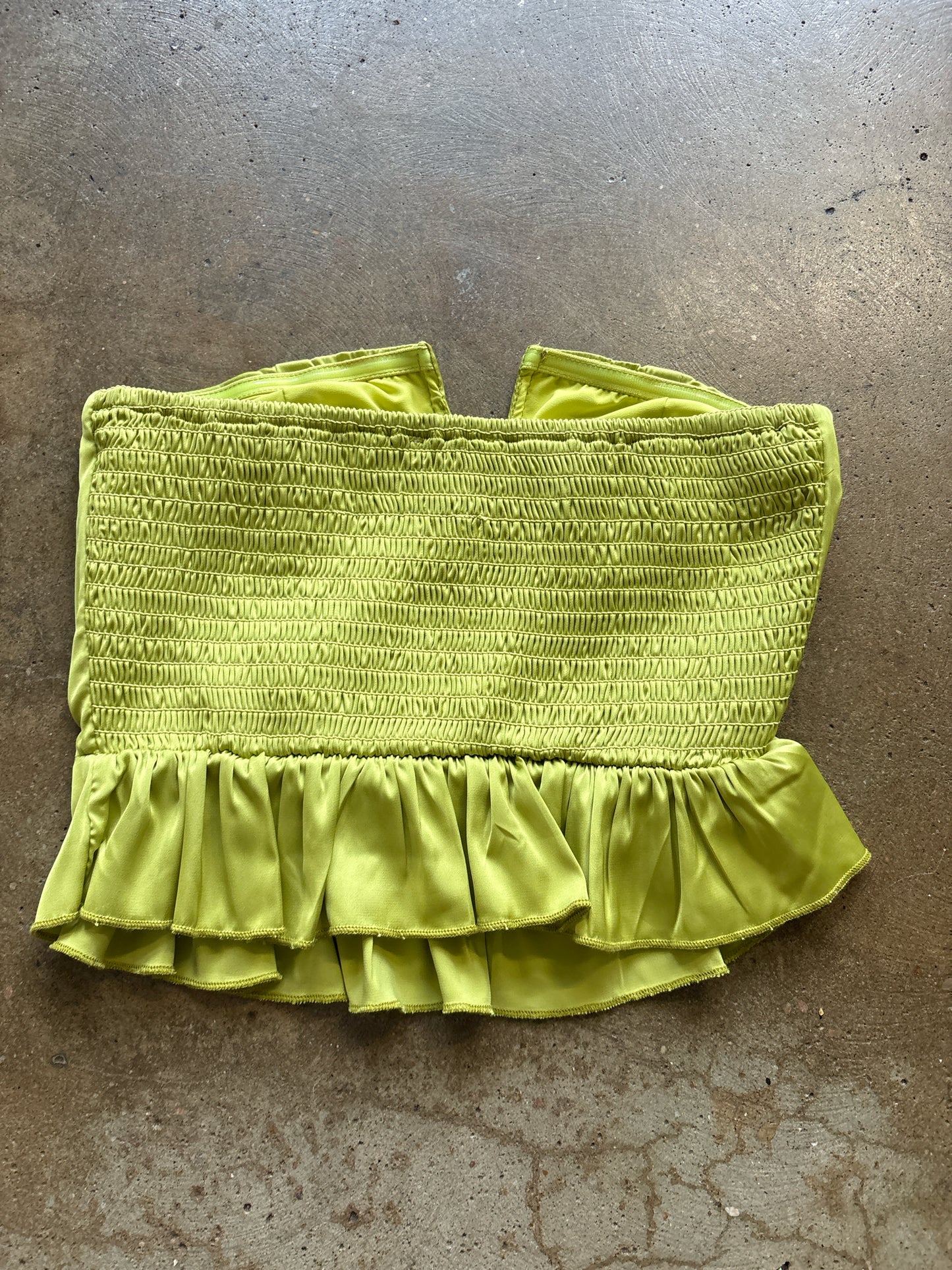 Superdown Size XS Chartreuse Top