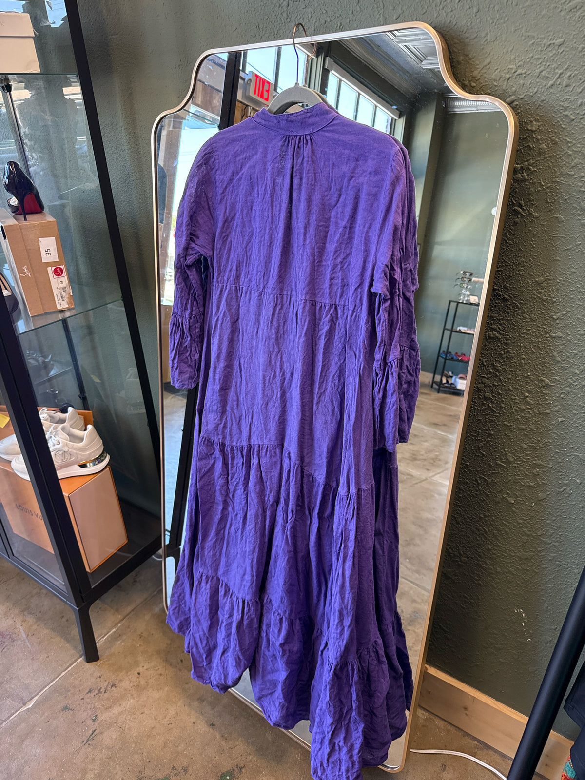 Made in Italy Size OS Purple Dress