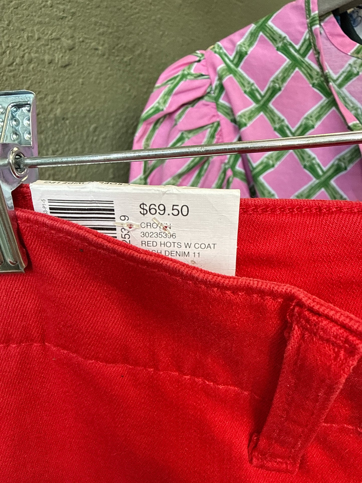 Crown & Ivy Size 12 Red Pants