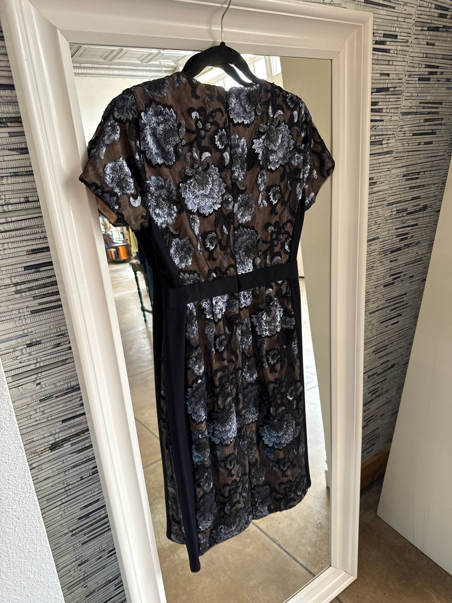 BCBG Maxazria Size 8 Black Lace Dress