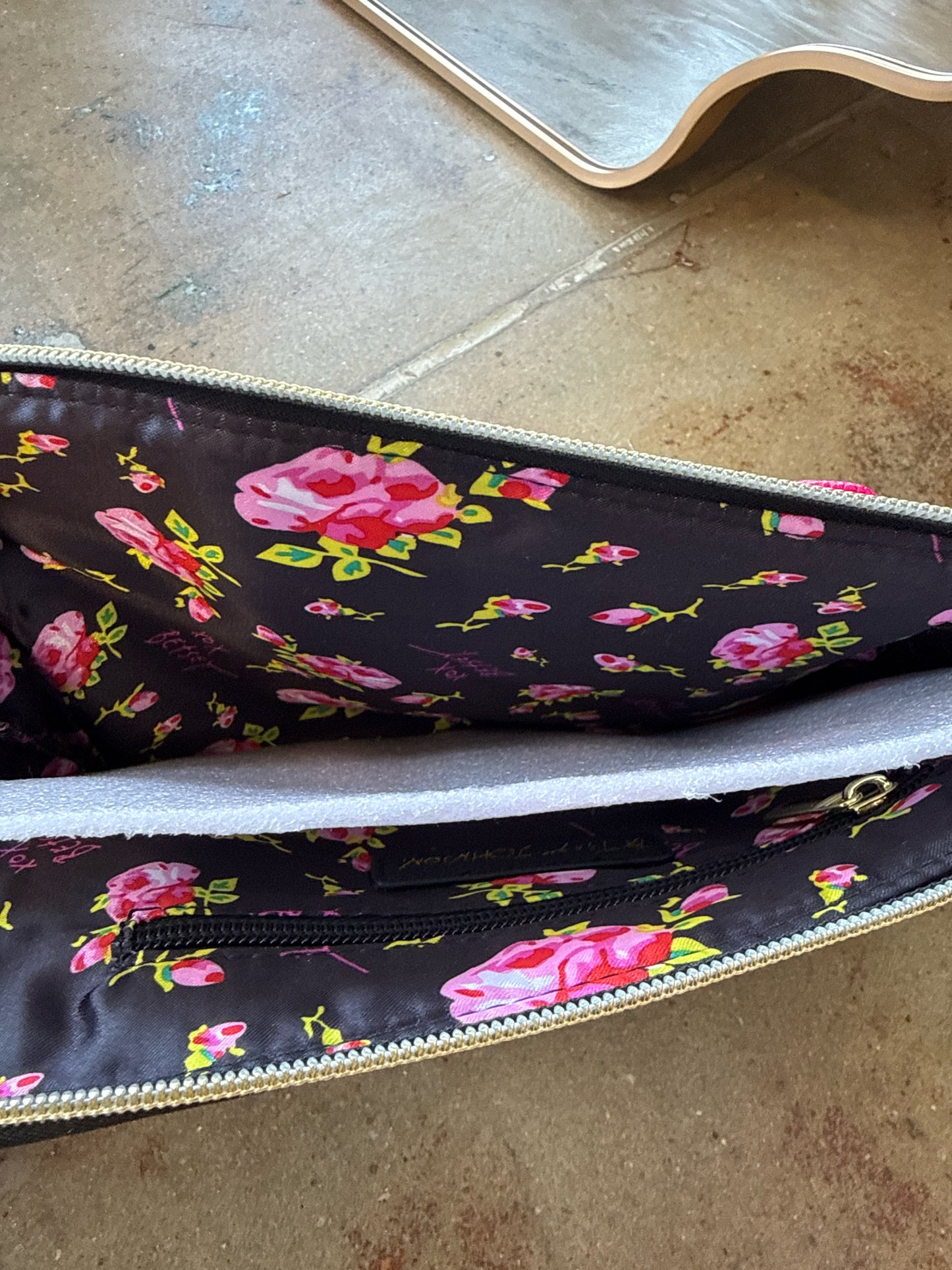 Betsey Johnson Black/White/Pink Bag