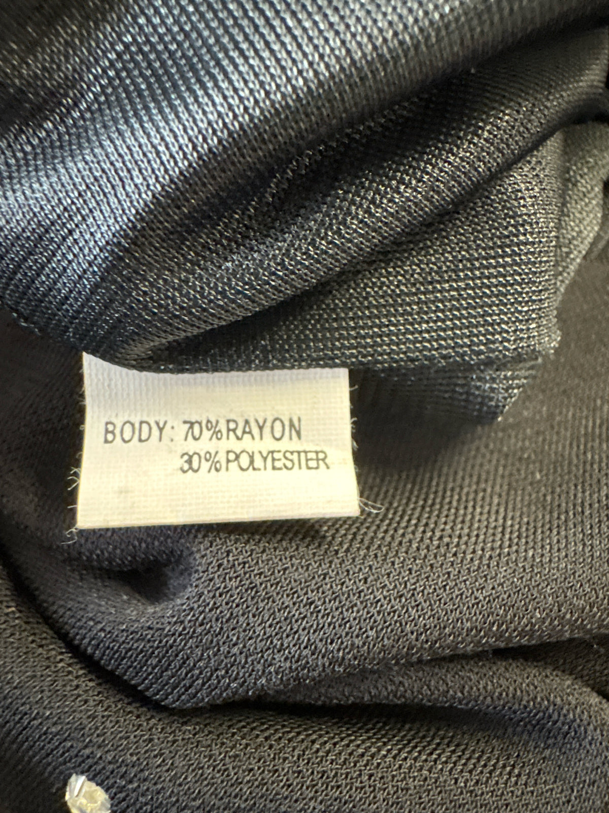 Kay Unger Size 8 Black Dress