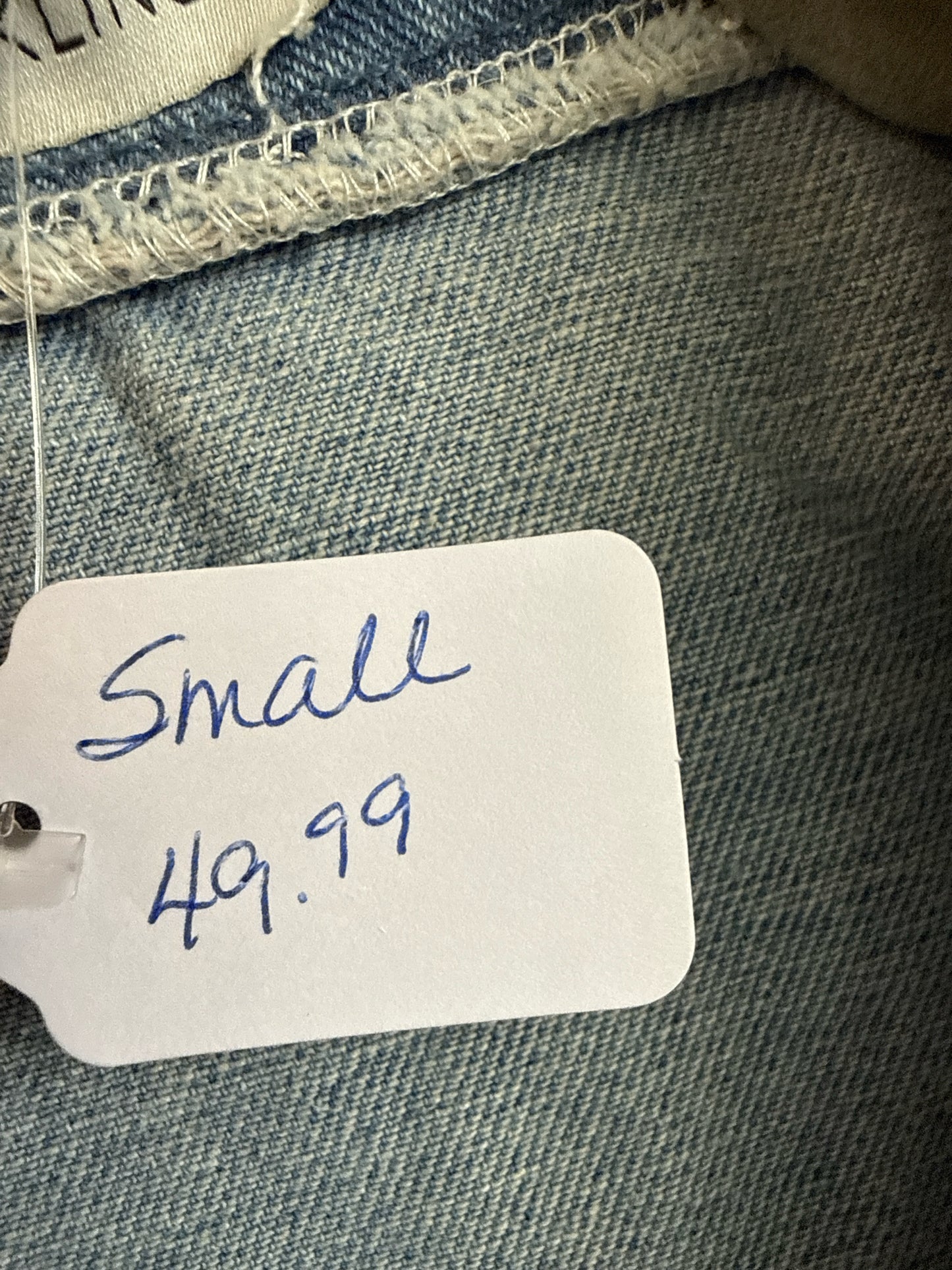 Miss Sparkling Size S Denim Vest