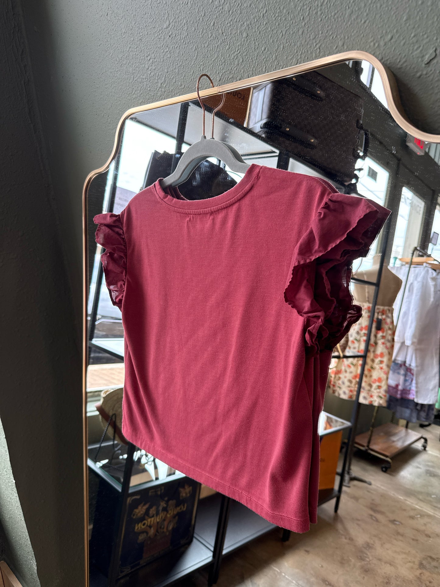 Marine Layer Size XS Maroon Top