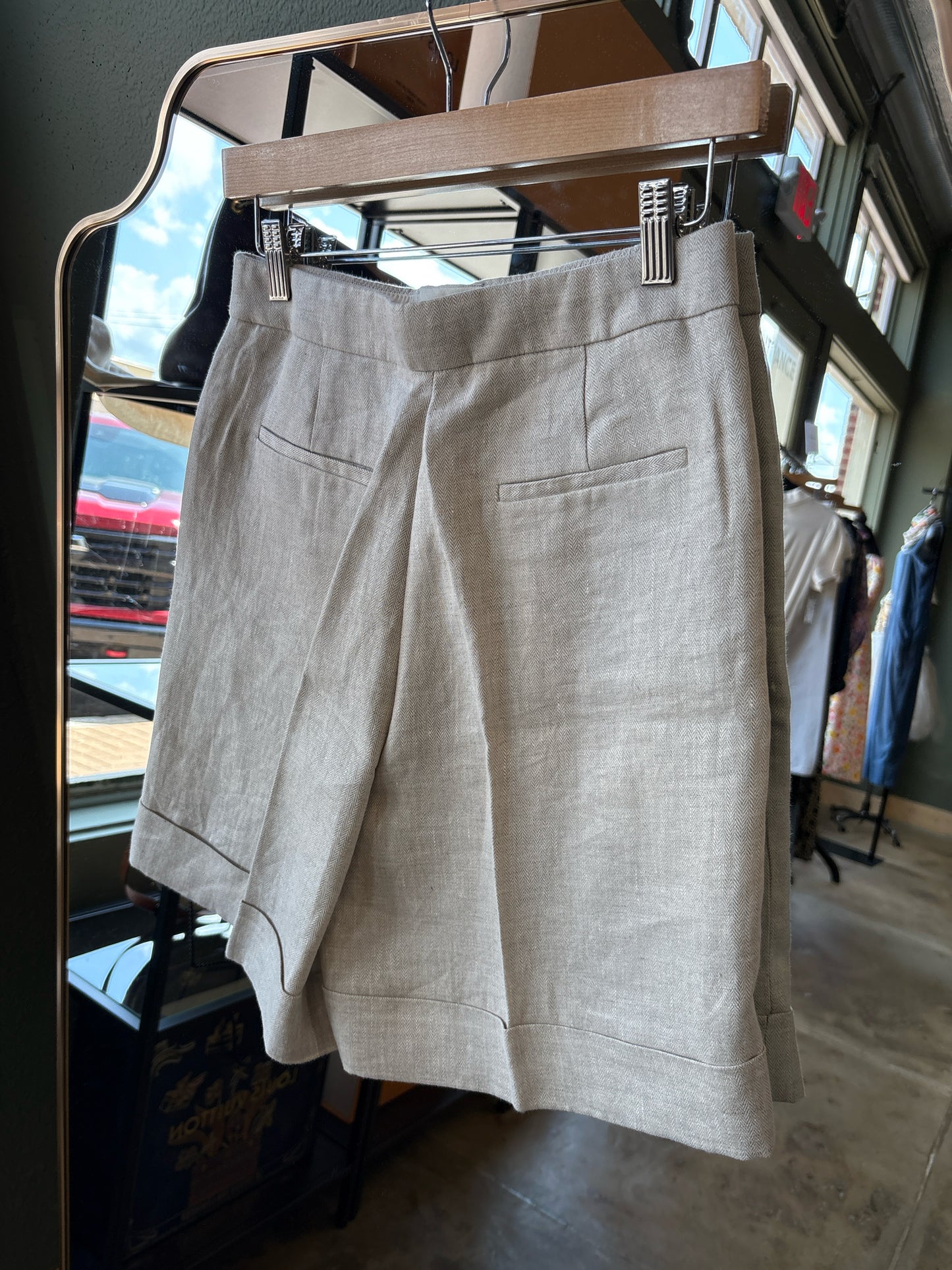 J. CREW Size 0 Khaki Shorts