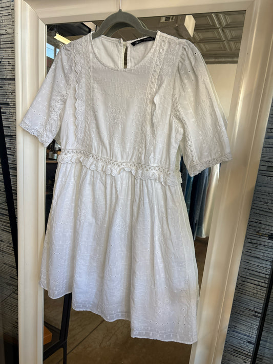 ZARA Size S White Dress