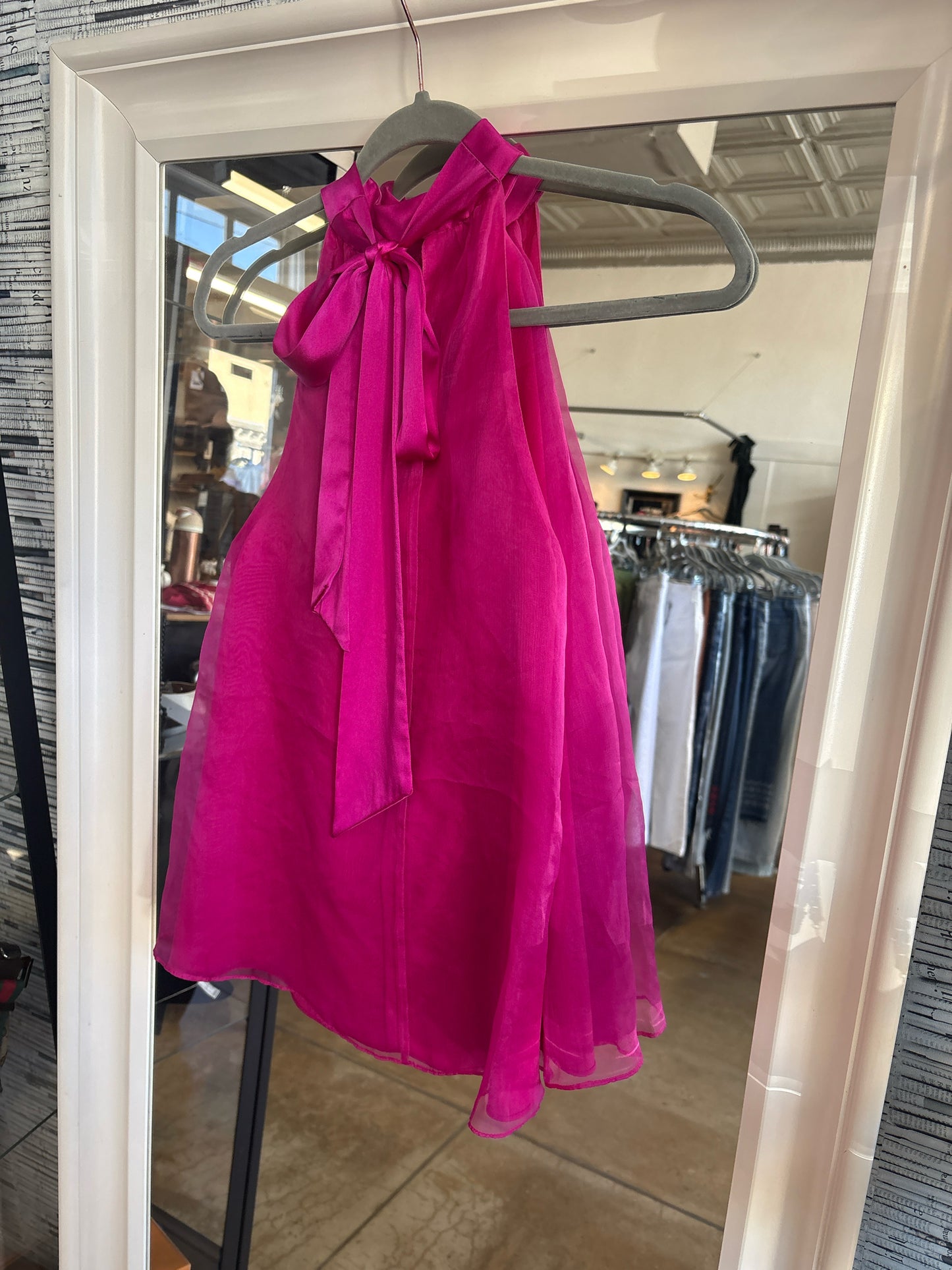 NOBLE Size XS Pink high neck Top