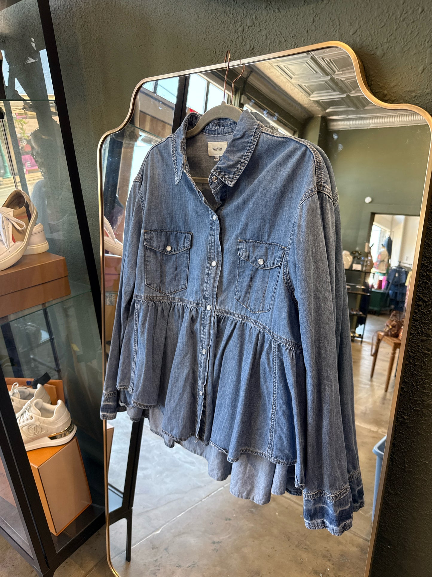 wishlist Size S/M Denim Top