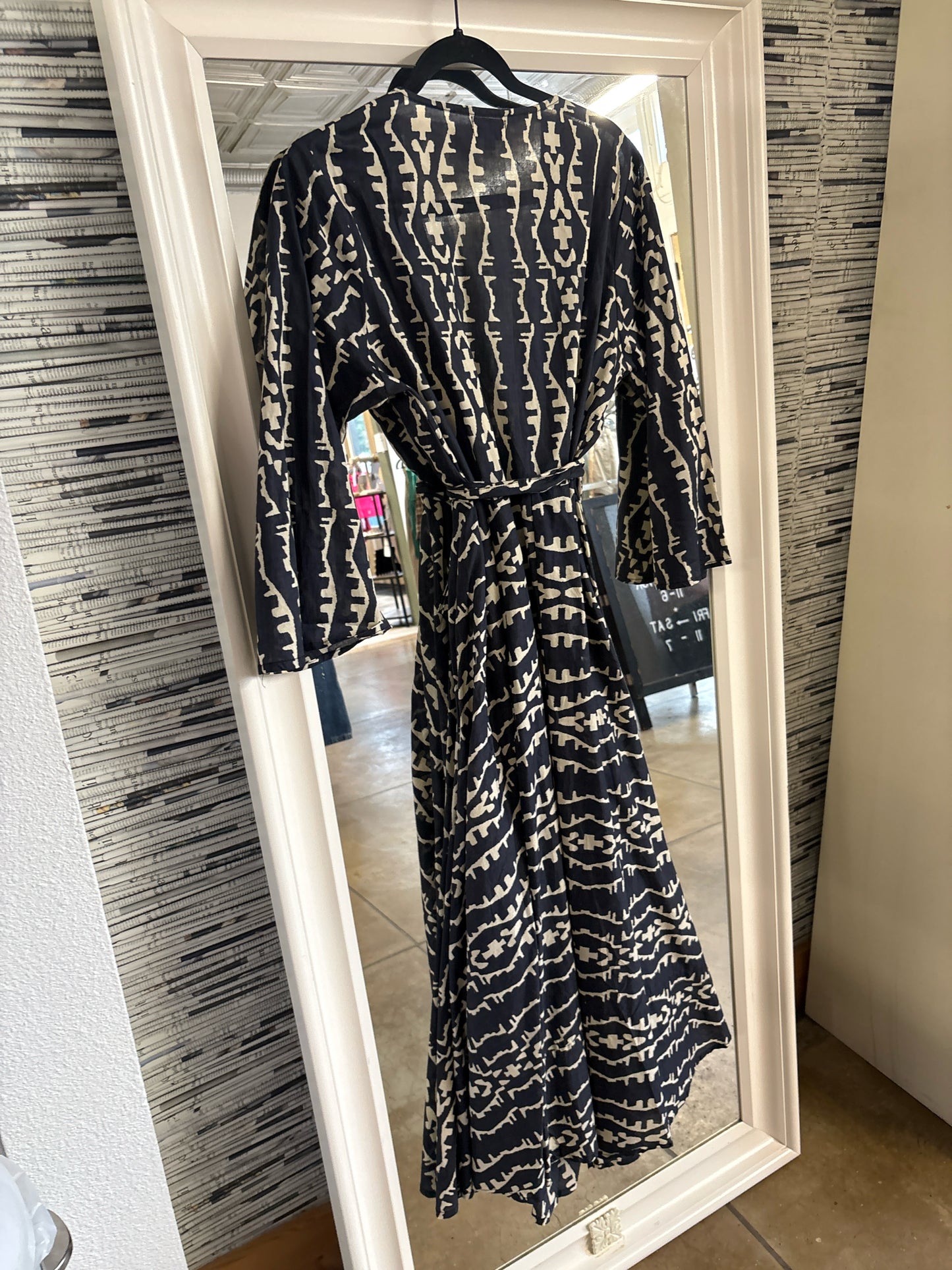 Cienna Size L Black & Tan Dress